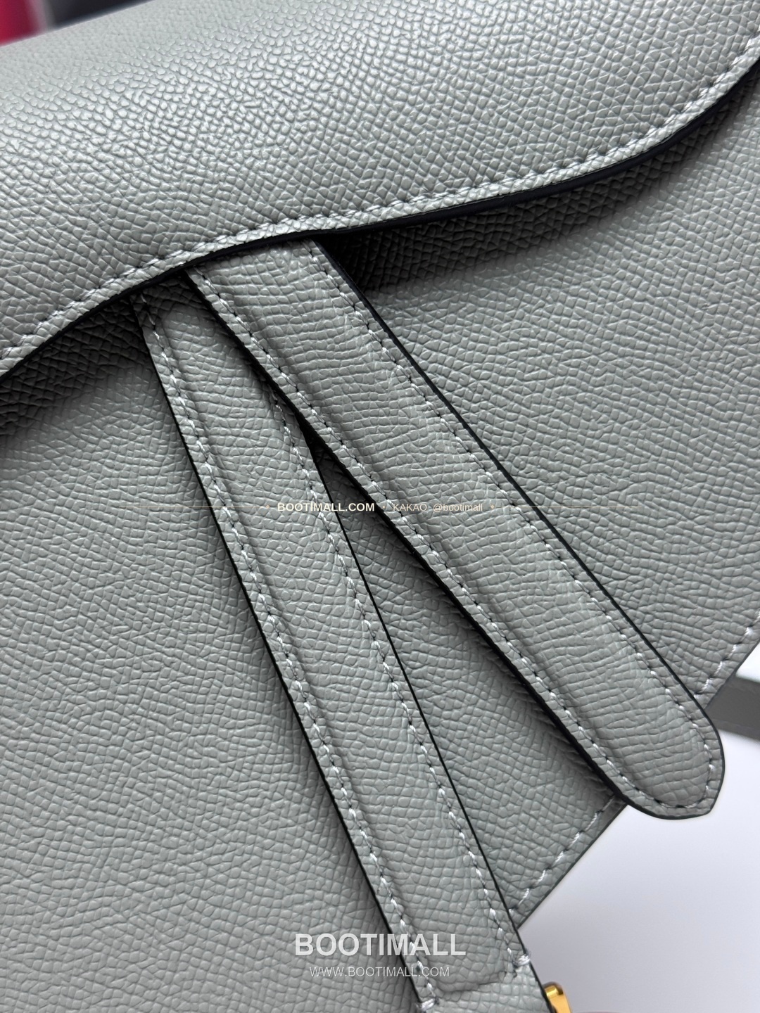 디올 새들 레더 CD로고 라지 숄더백 Dior Saddle Leather CD Logo Black Large Shoulder Bag 24cm 5