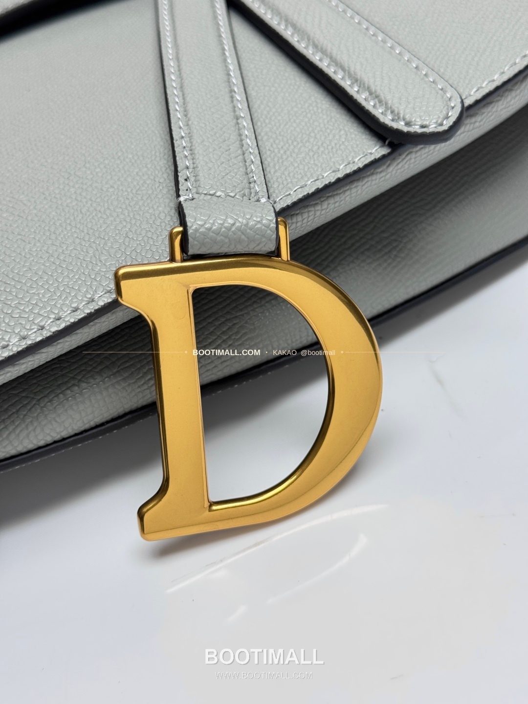 디올 새들 레더 CD로고 라지 숄더백 Dior Saddle Leather CD Logo Black Large Shoulder Bag 24cm 7