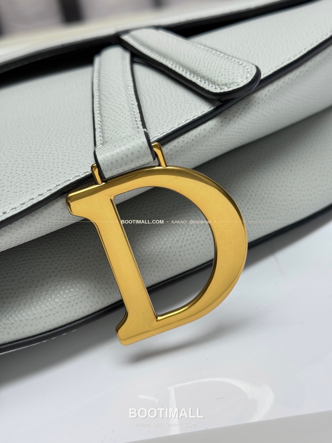 디올 새들 레더 CD로고 라지 숄더백 Dior Saddle Leather CD Logo Black Large Shoulder Bag 24cm 5