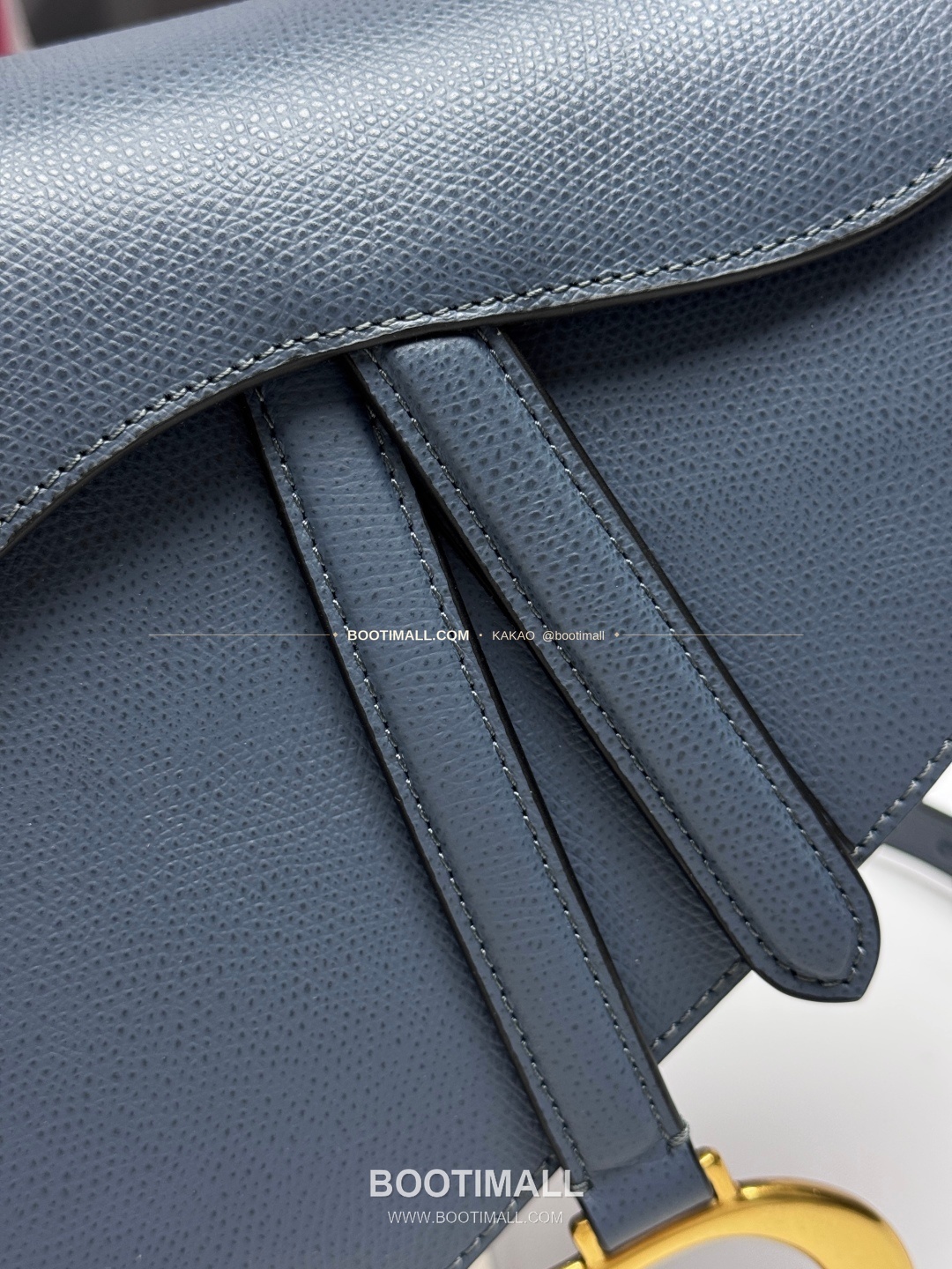 디올 새들 레더 CD로고 라지 숄더백 Dior Saddle Leather CD Logo Black Large Shoulder Bag 24cm 4