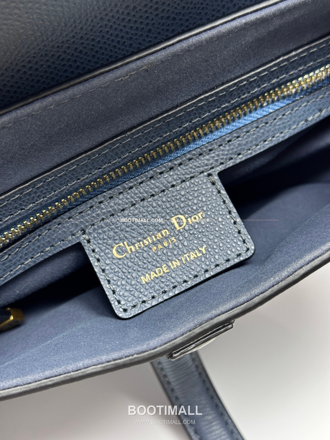 디올 새들 레더 CD로고 라지 숄더백 Dior Saddle Leather CD Logo Black Large Shoulder Bag 24cm 7