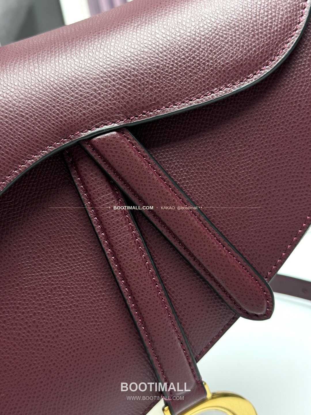 디올 새들 레더 CD로고 라지 숄더백 Dior Saddle Leather CD Logo Black Large Shoulder Bag 24cm 5