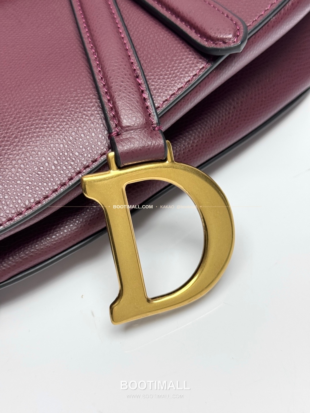 디올 새들 레더 CD로고 라지 숄더백 Dior Saddle Leather CD Logo Black Large Shoulder Bag 24cm 7