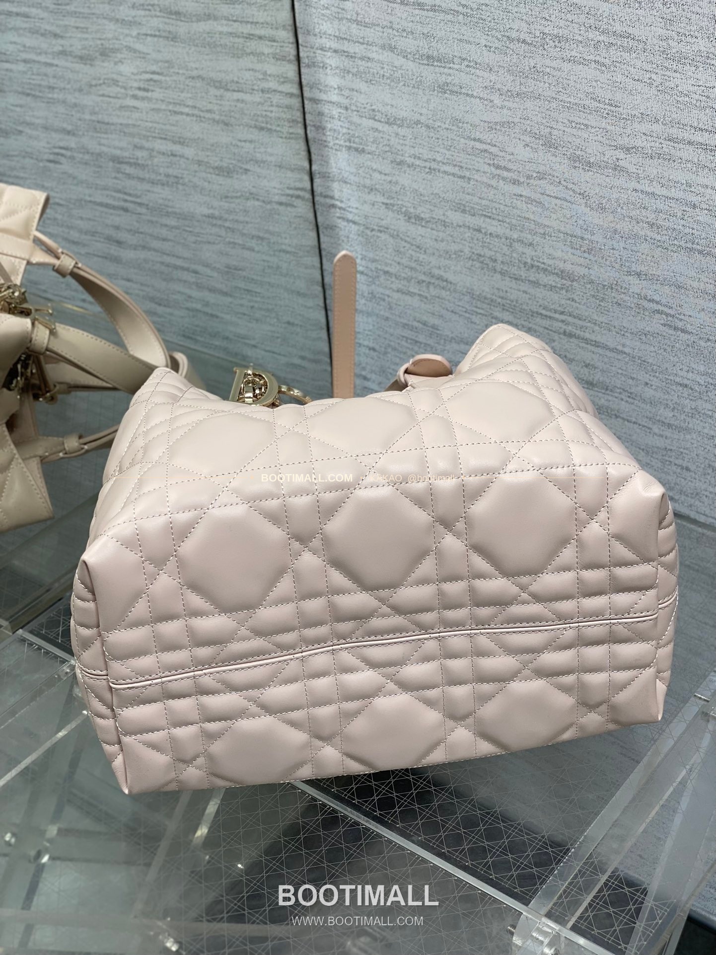 디올 투주르 카프스킨 카나쥬 아이보리 토트백 Dior Toujours Calfskin Cannage Ivory Tote Bag 2821 28.5cm 7