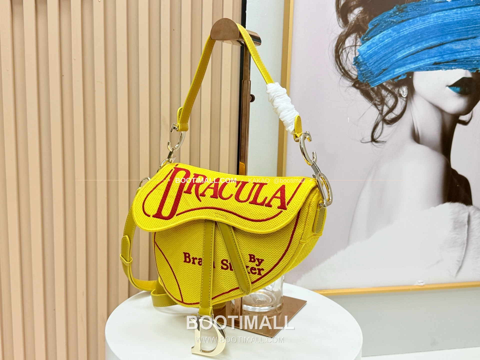 디올 새들 자수 패브릭 멀티 라지 숄더백 Dior Saddle Embroidered Fabric Multi Large Shoulder Bag 9930 24cm 3