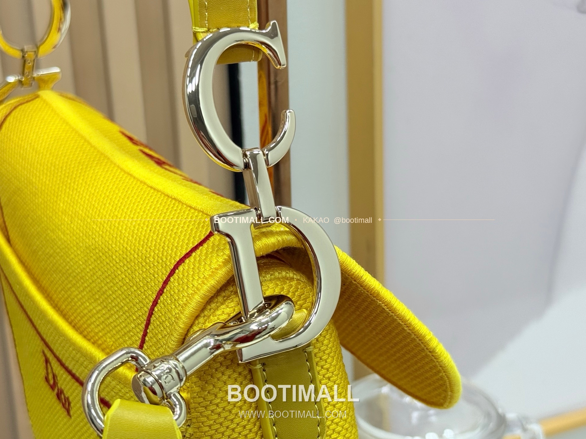 디올 새들 자수 패브릭 멀티 라지 숄더백 Dior Saddle Embroidered Fabric Multi Large Shoulder Bag 9930 24cm 5