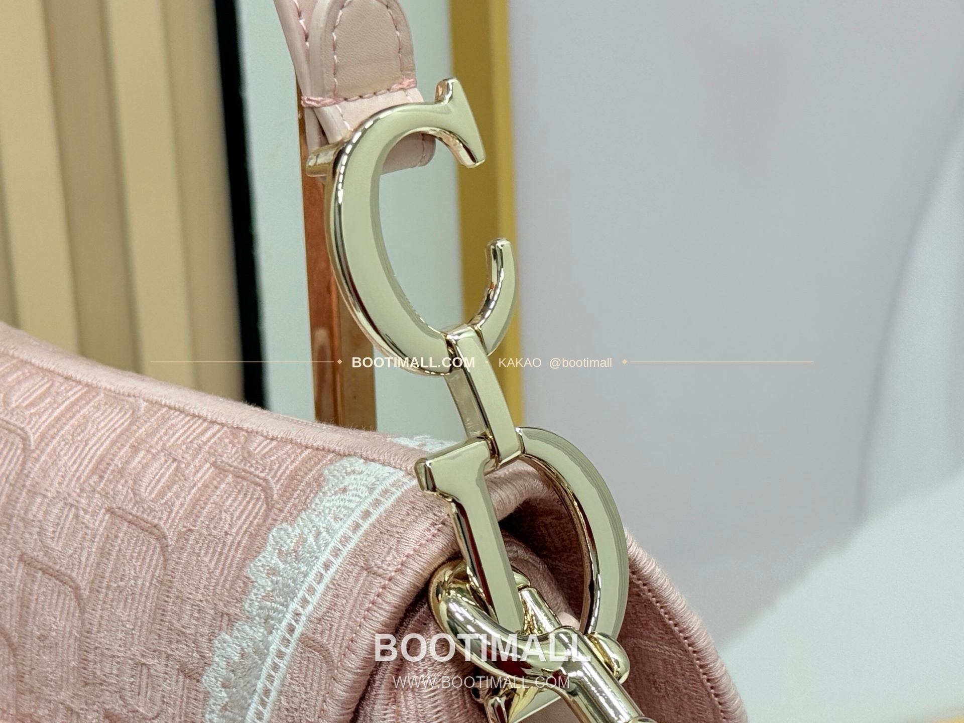 디올 새들 자수 패브릭 멀티 라지 숄더백 Dior Saddle Embroidered Fabric Multi Large Shoulder Bag 9930 24cm 5