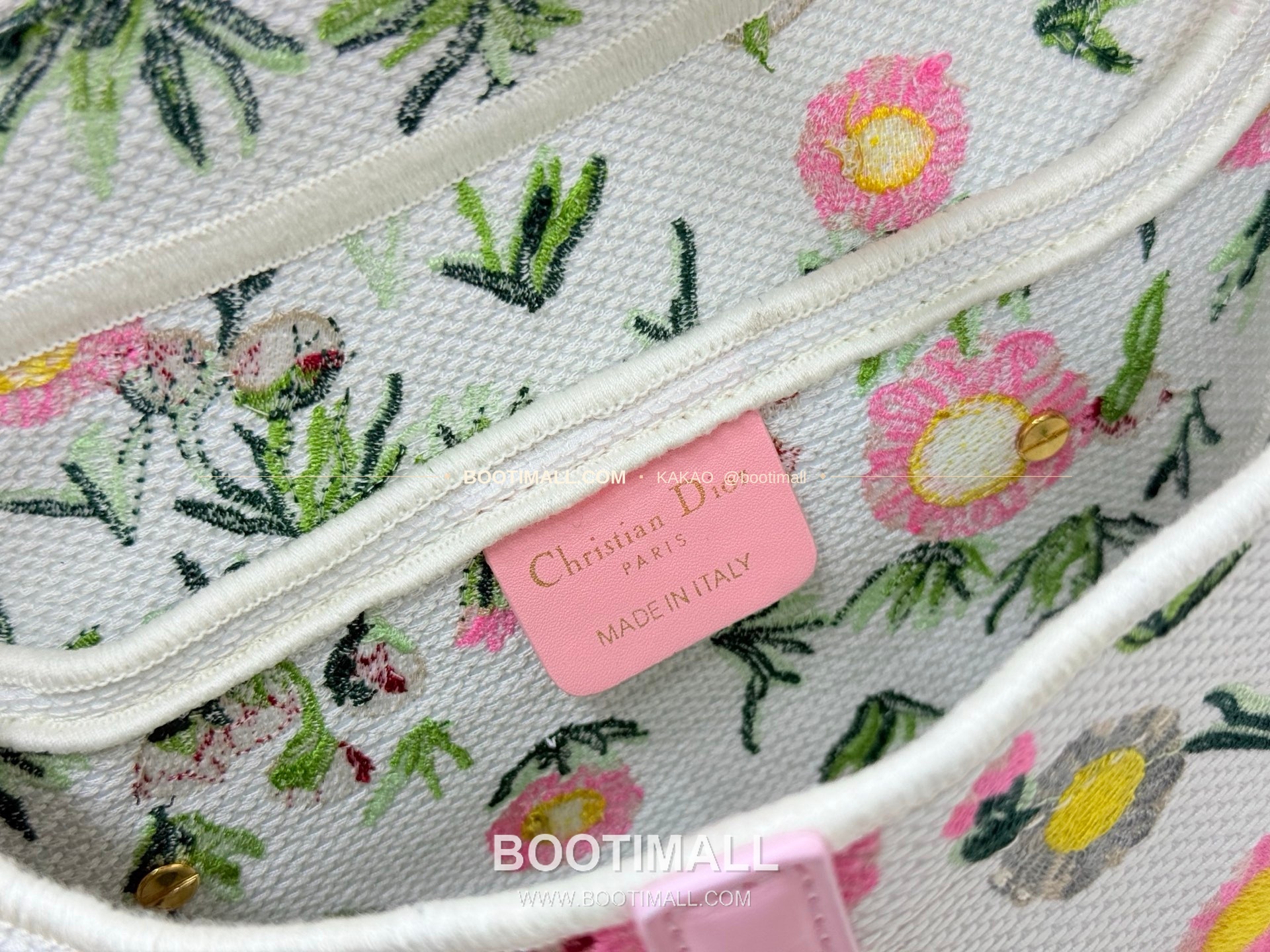 디올 새들 자수 패브릭 멀티 라지 숄더백 Dior Saddle Embroidered Fabric Multi Large Shoulder Bag 9930 24cm 6