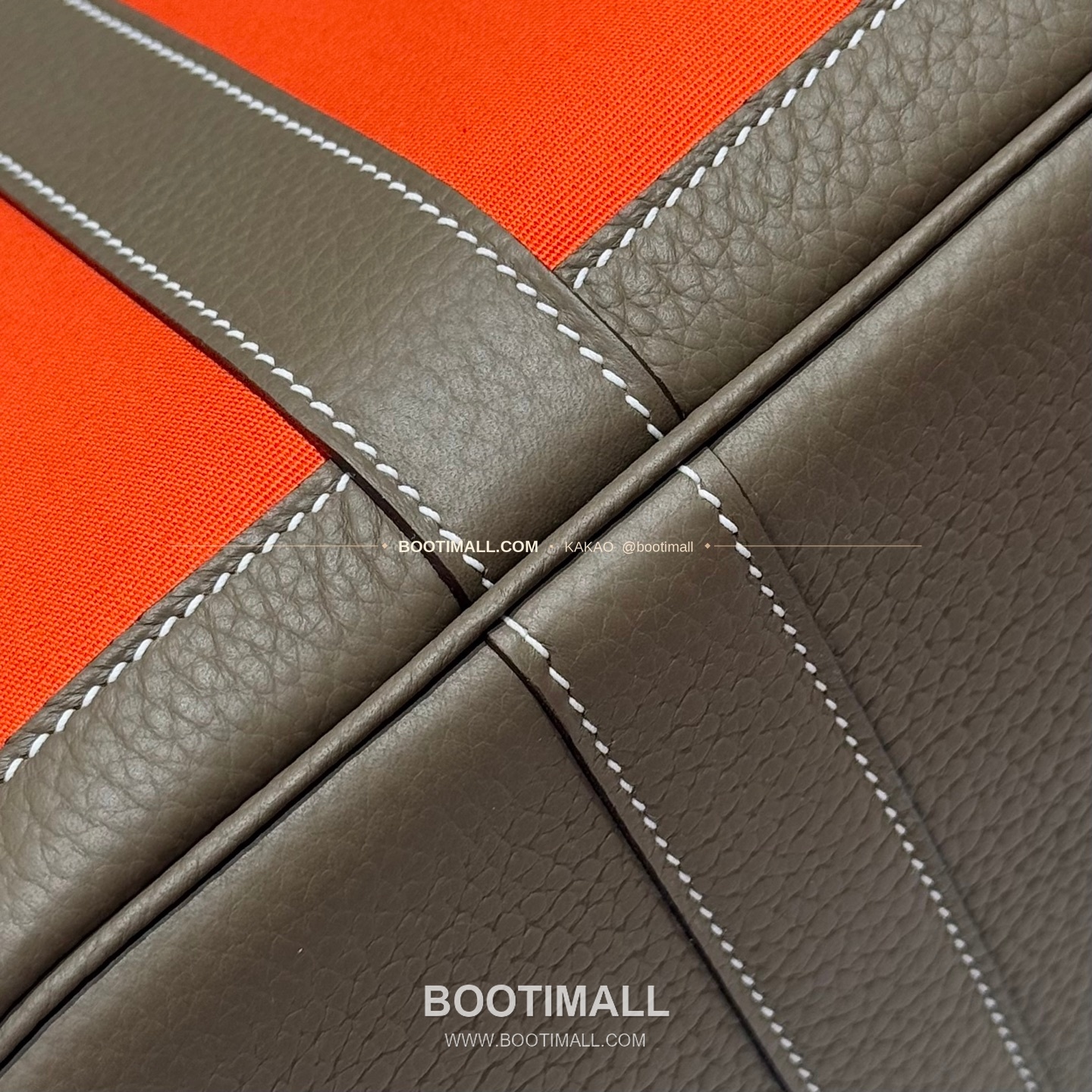 에르메스 가든파티 캔버스 레더 트림 토트백 Hermes Garden Party Canvas Leather Trim Tote Bag 30cm 4