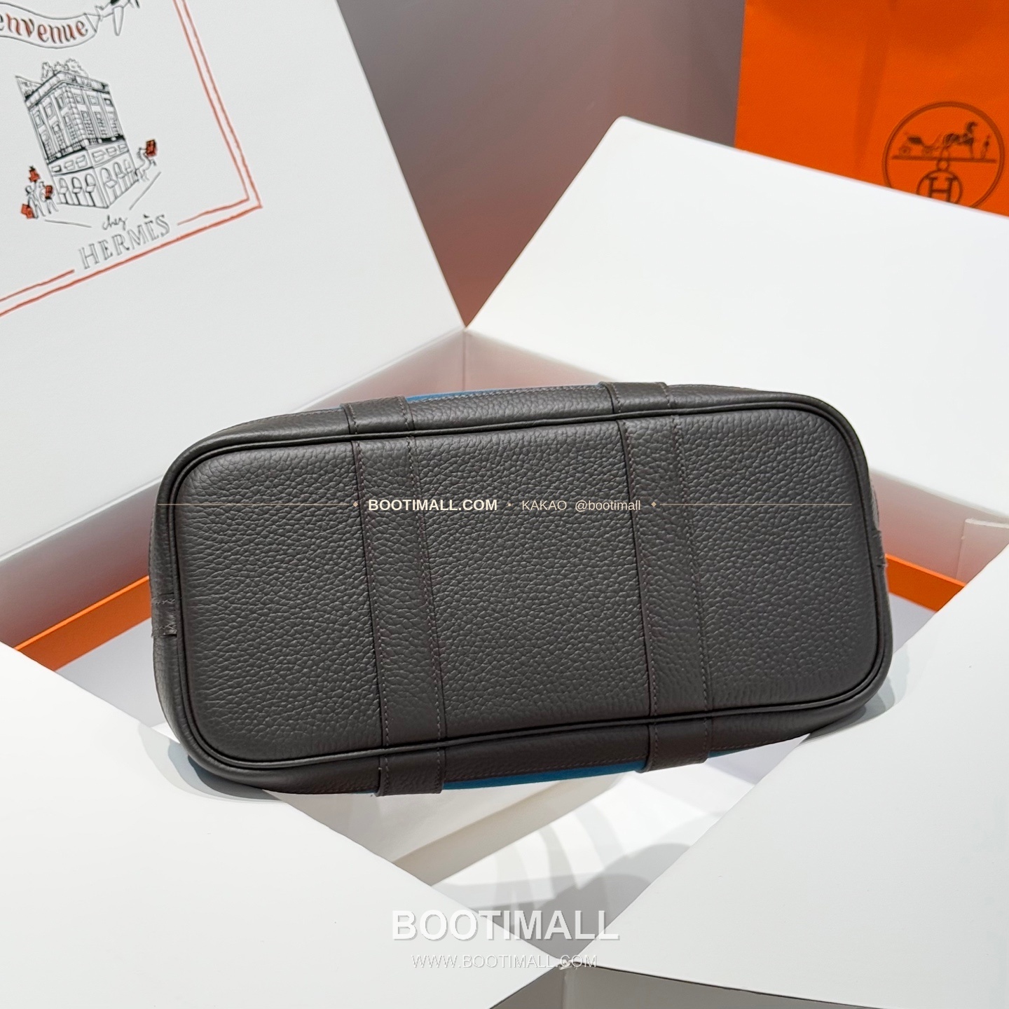 에르메스 가든파티 캔버스 레더 트림 토트백 Hermes Garden Party Canvas Leather Trim Tote Bag 30cm 3