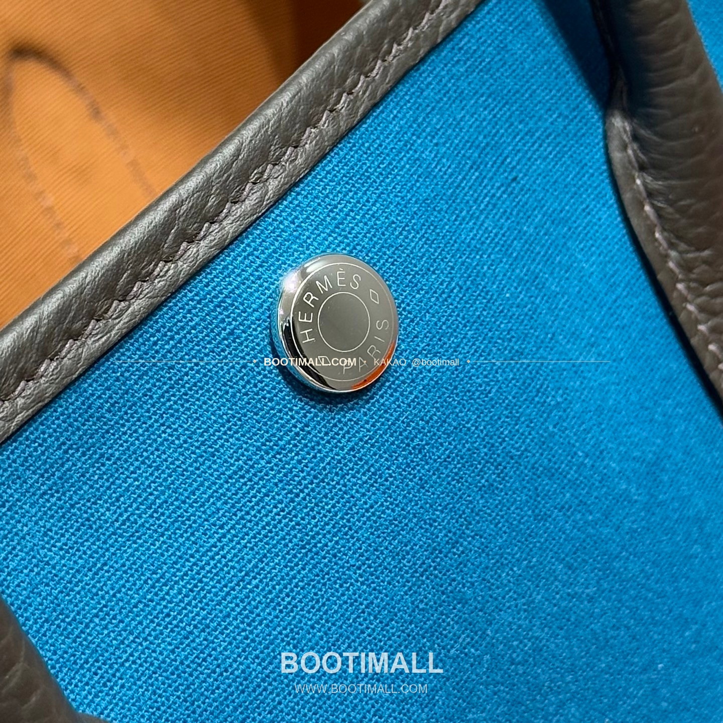 에르메스 가든파티 캔버스 레더 트림 토트백 Hermes Garden Party Canvas Leather Trim Tote Bag 30cm 4