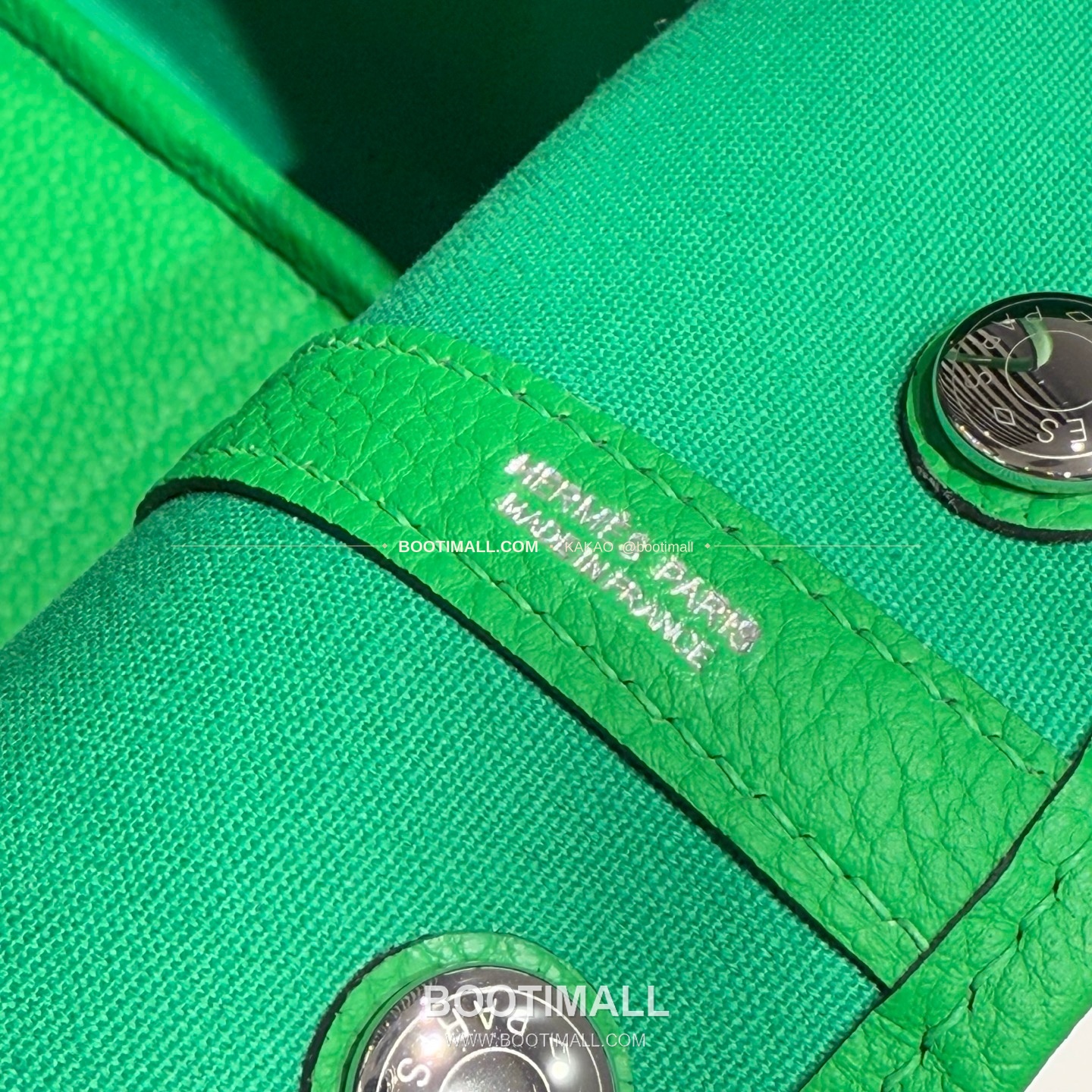 에르메스 가든파티 캔버스 레더 트림 토트백 Hermes Garden Party Canvas Leather Trim Tote Bag 30cm 7