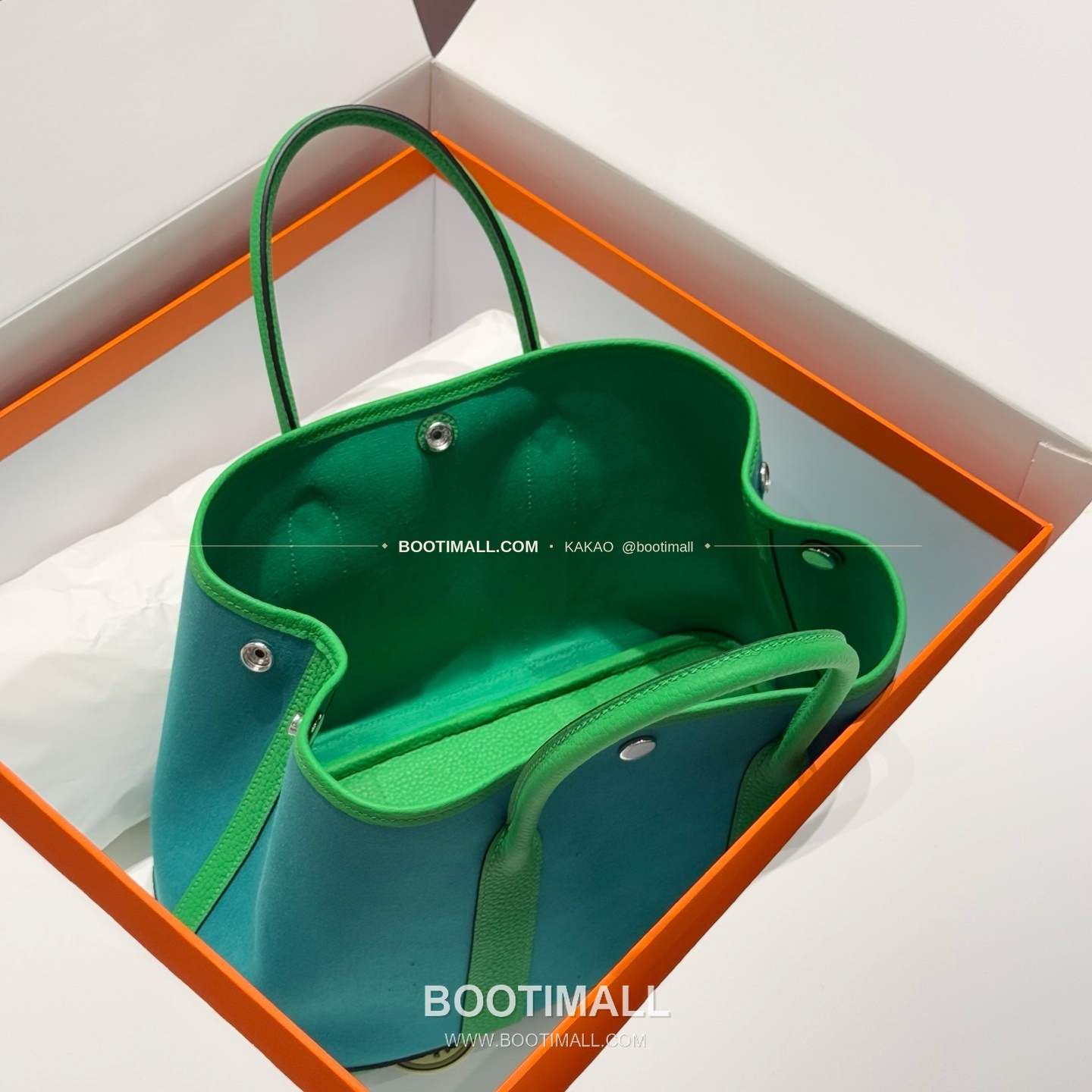 에르메스 가든파티 캔버스 레더 트림 토트백 Hermes Garden Party Canvas Leather Trim Tote Bag 30cm 9