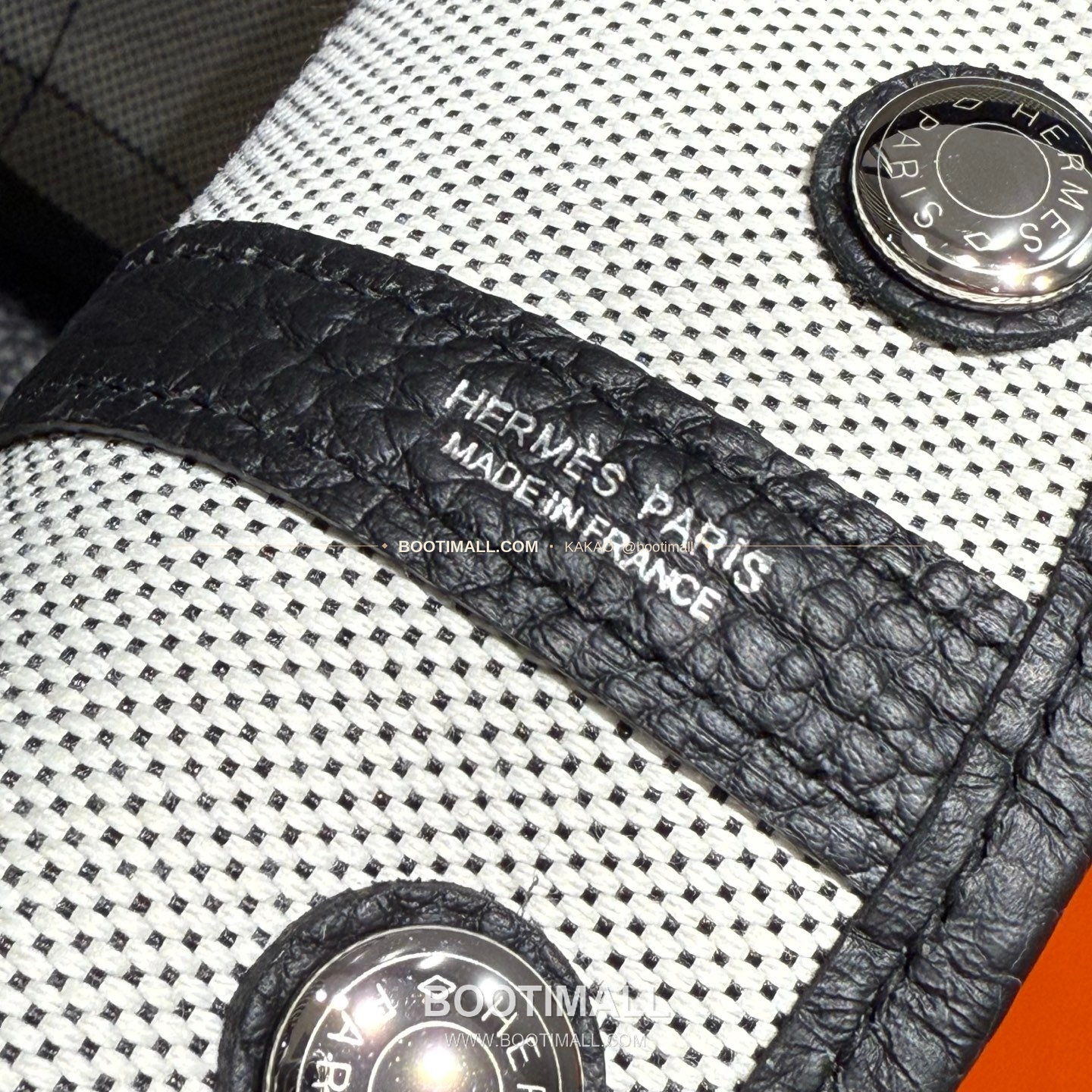 에르메스 가든파티 캔버스 레더 트림 토트백 Hermes Garden Party Canvas Leather Trim Tote Bag 30cm 7