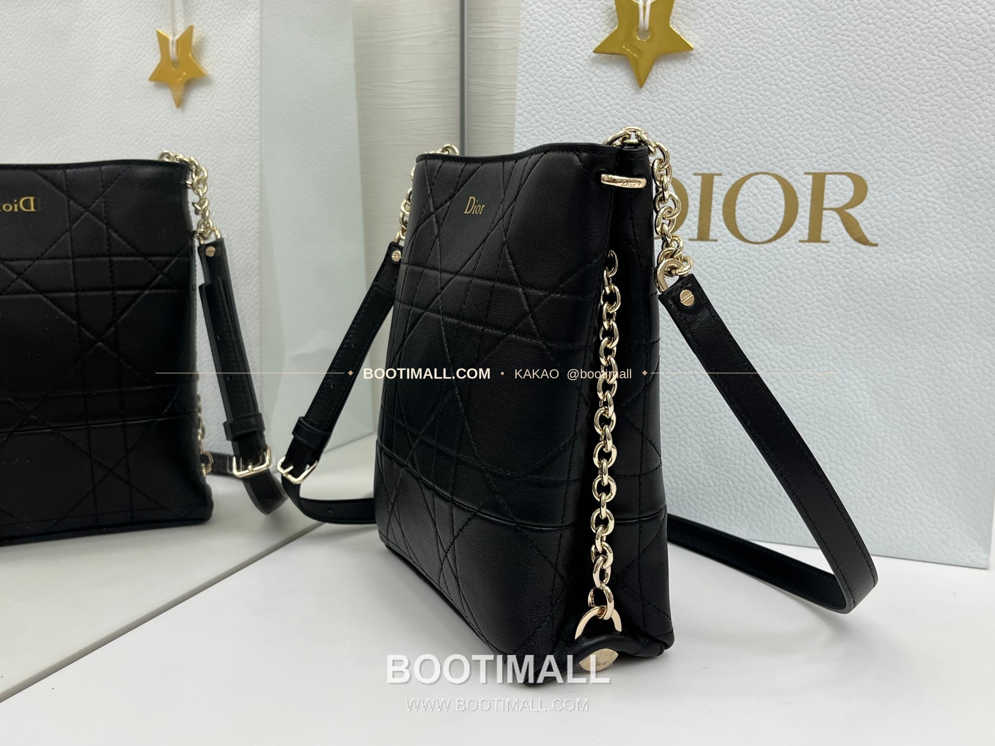 디올 트리아농 램스킨 까나쥬 체인 숄더백 Dior Trianon Lambskin Cannage Chain Shoulder Bag 21cm 3