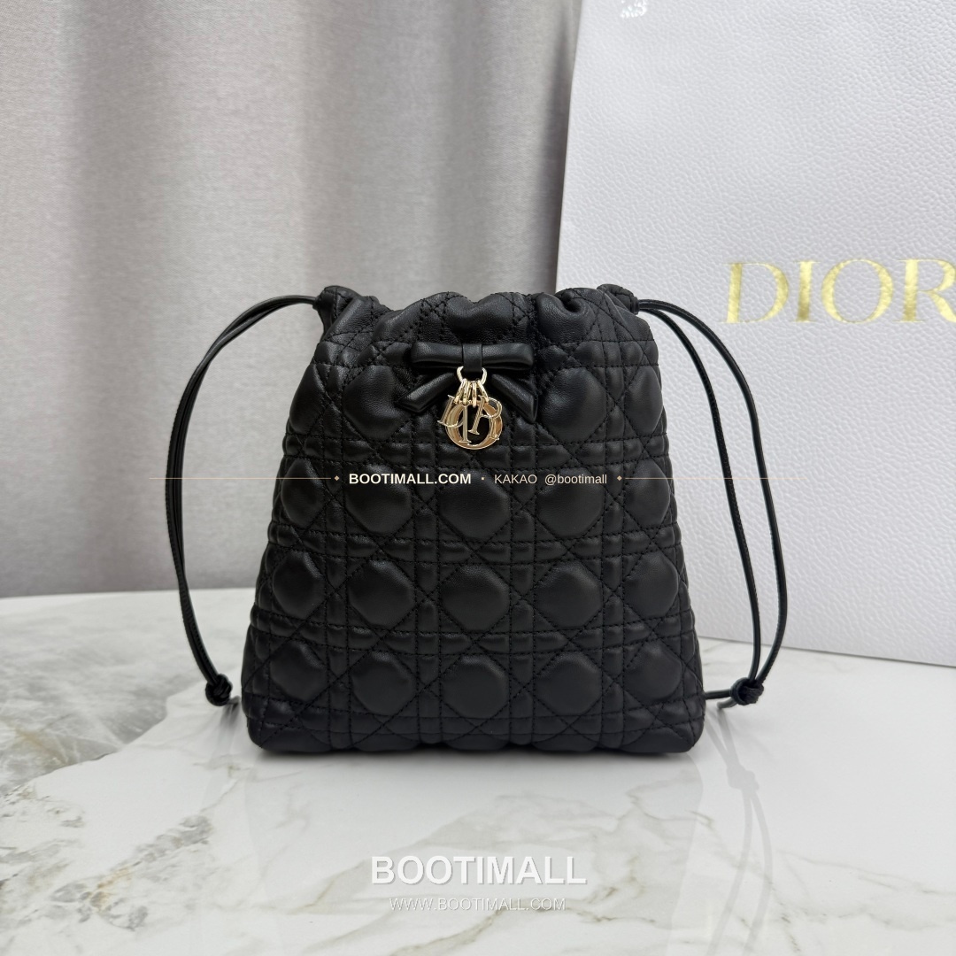 디올 아디오러블 램스킨 까나쥬 버킷백 Dior Adiorable Lambskin Cannage Bucket Bag S2611 22cm 5