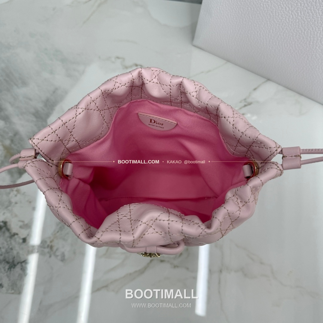 디올 아디오러블 램스킨 까나쥬 버킷백 Dior Adiorable Lambskin Cannage Bucket Bag S2611 22cm 8