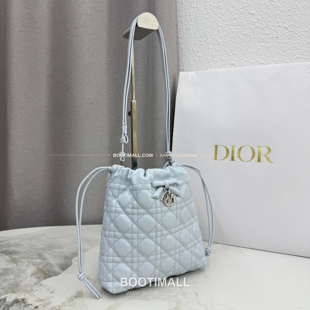디올 아디오러블 램스킨 까나쥬 버킷백 Dior Adiorable Lambskin Cannage Bucket Bag S2611 22cm 2