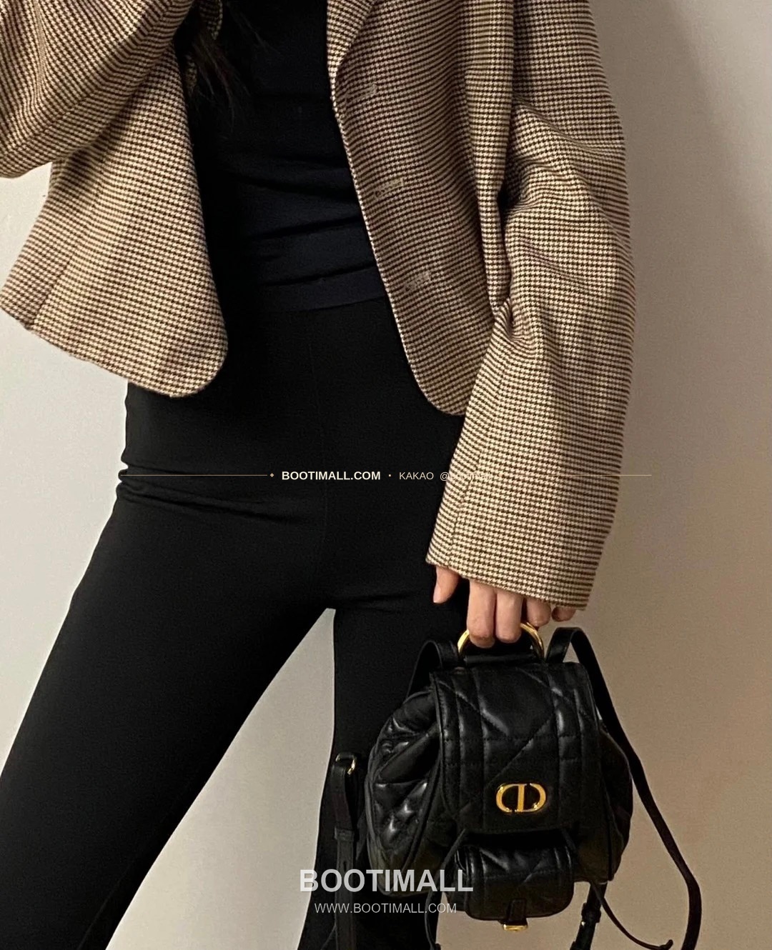 디올 카로 램스킨 까나쥬 백팩 Dior Caro Lambskin Cannage Backpack 19cm 4