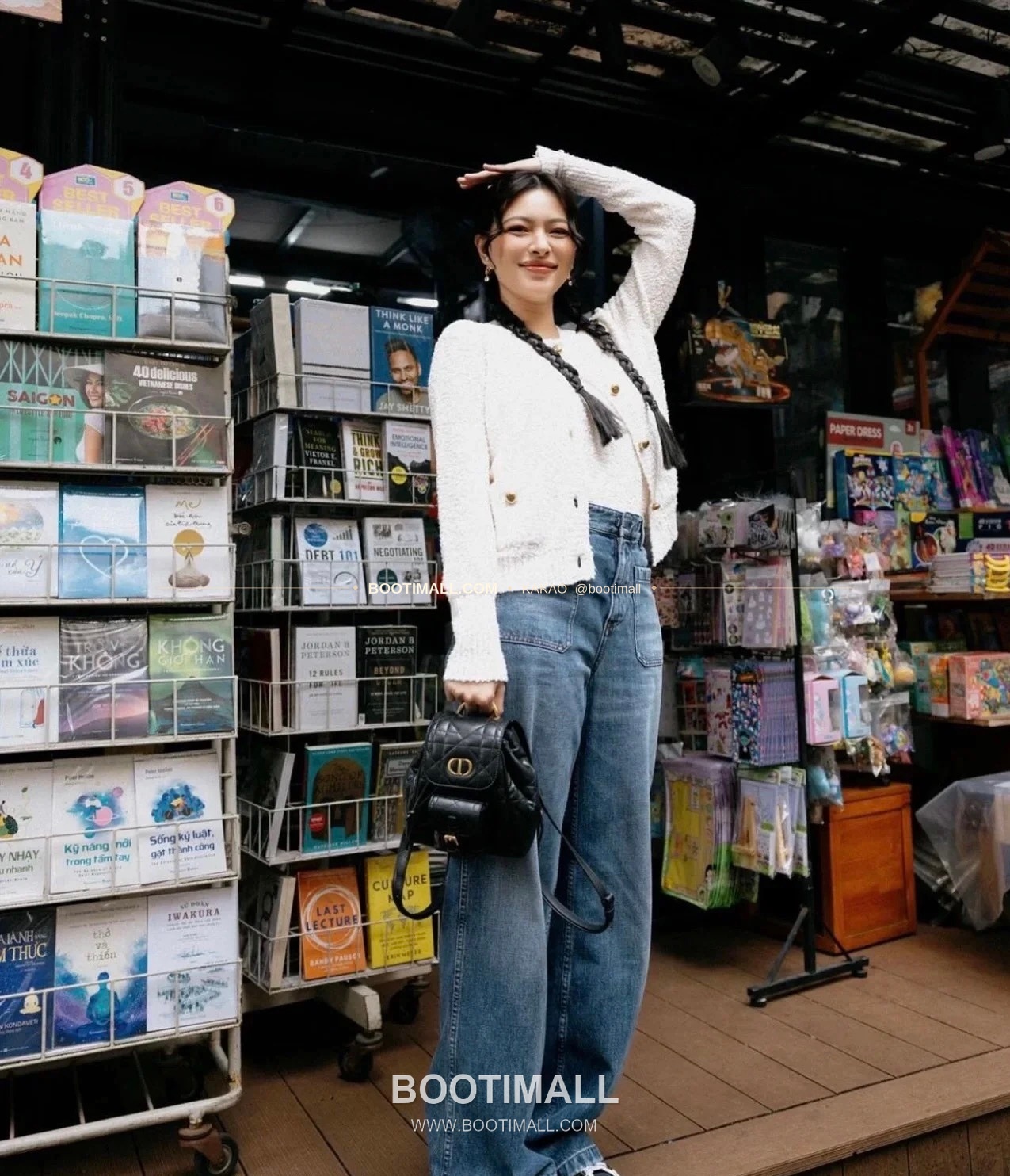 디올 카로 램스킨 까나쥬 백팩 Dior Caro Lambskin Cannage Backpack 19cm 5