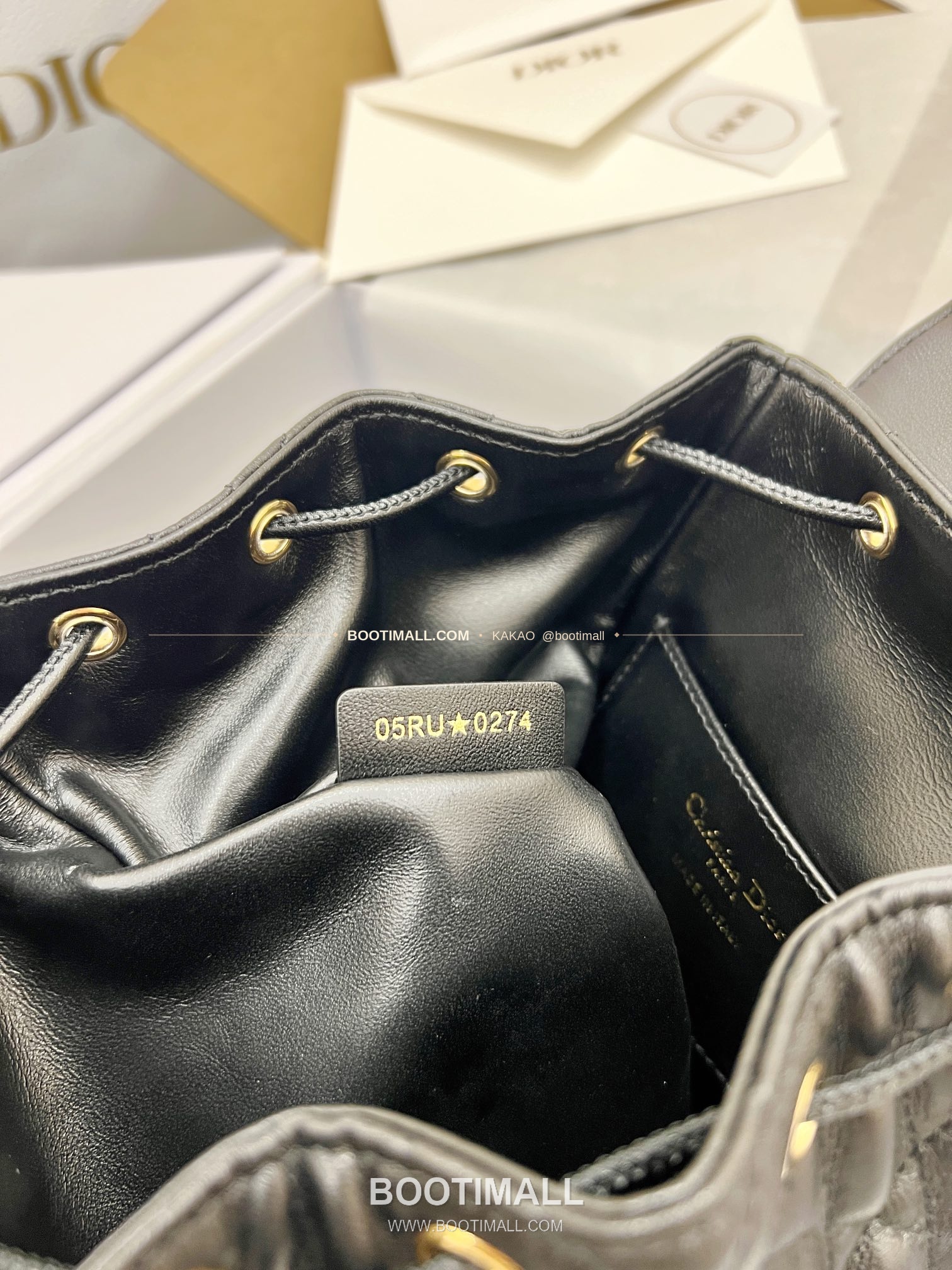 디올 카로 램스킨 까나쥬 백팩 Dior Caro Lambskin Cannage Backpack 19cm 16