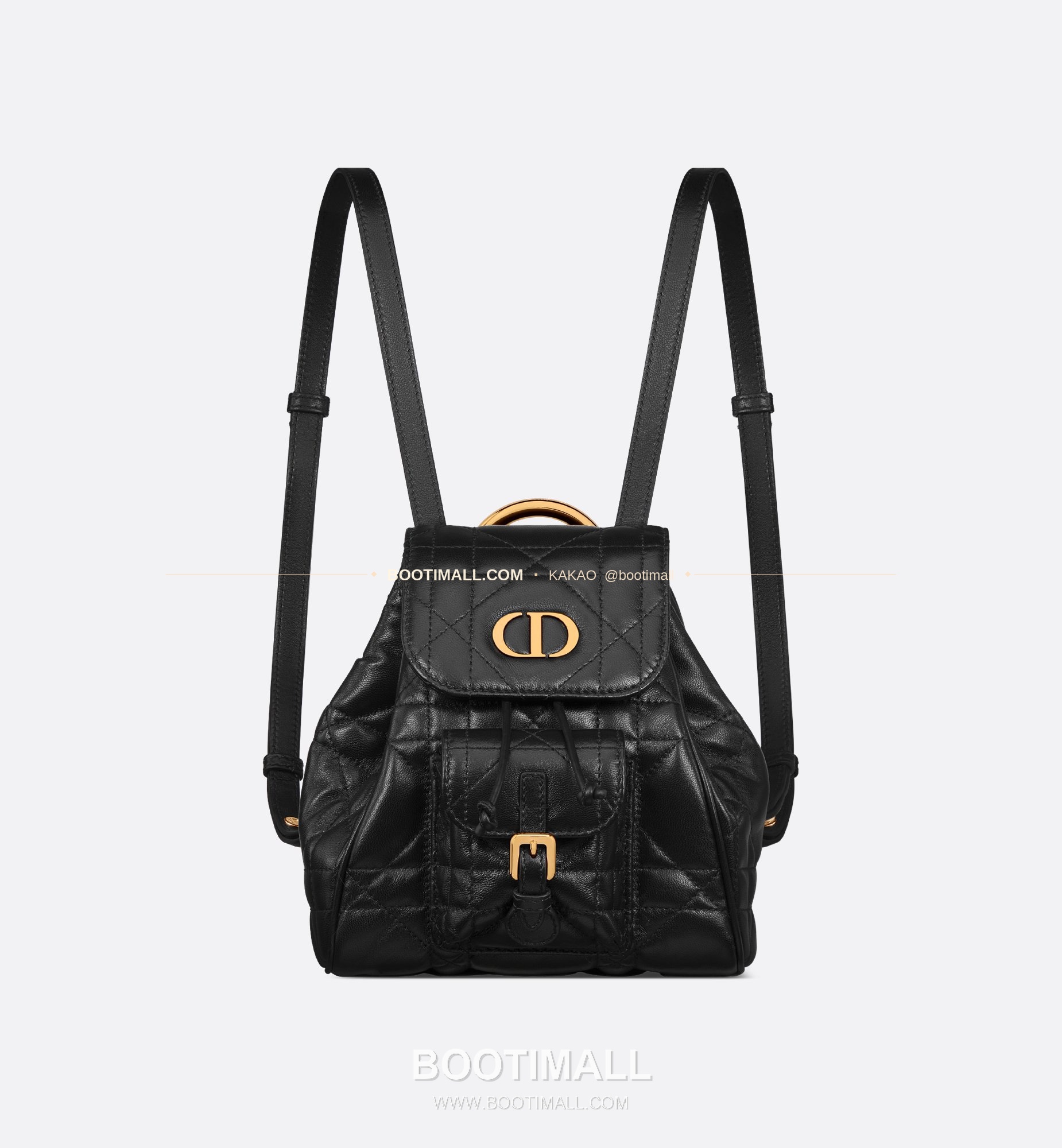 디올 카로 램스킨 까나쥬 백팩 Dior Caro Lambskin Cannage Backpack 19cm 18