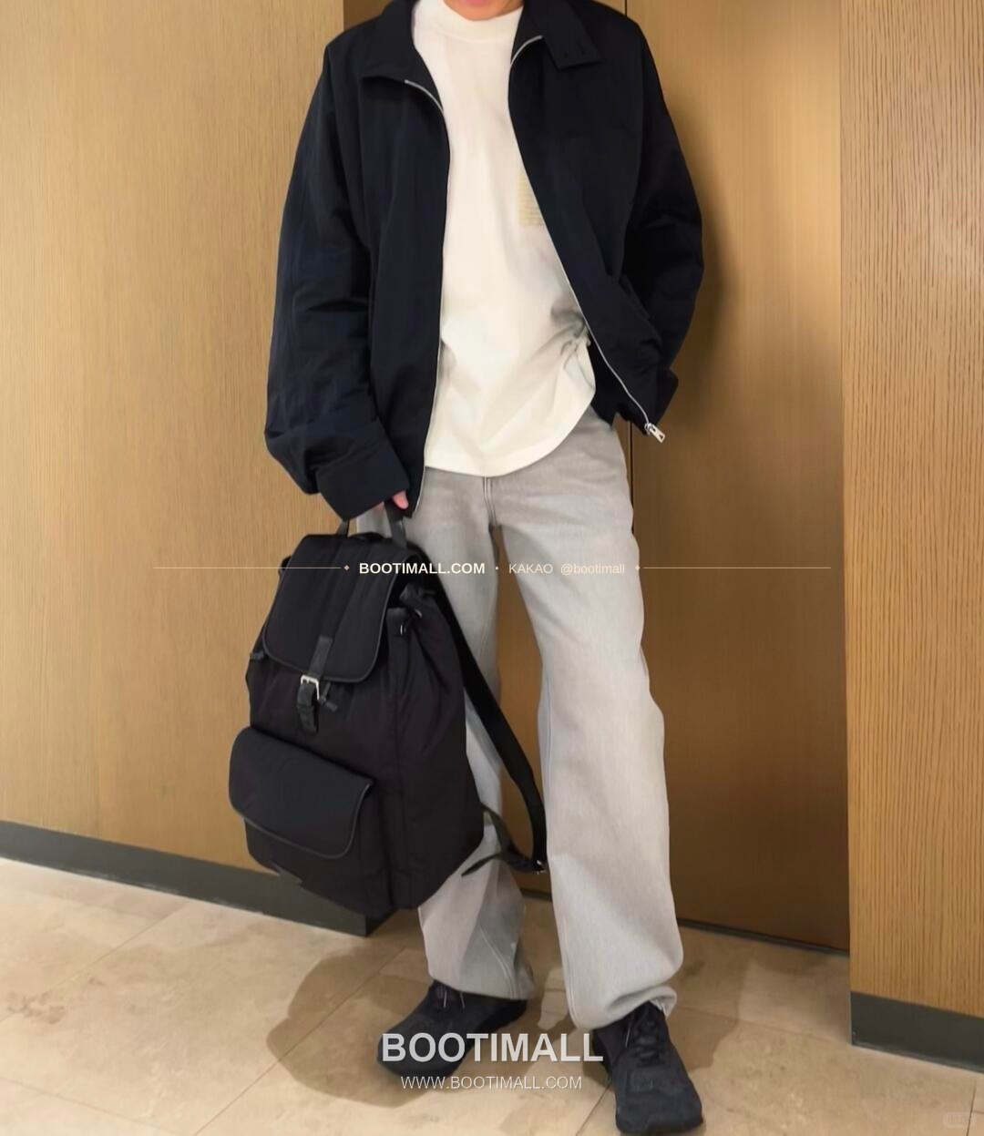 보테가베네타 페이퍼 나일론 레더스트랩 백팩 Bottega Veneta Paper Nylon Leather Strap Backpack 806160 42cm 6