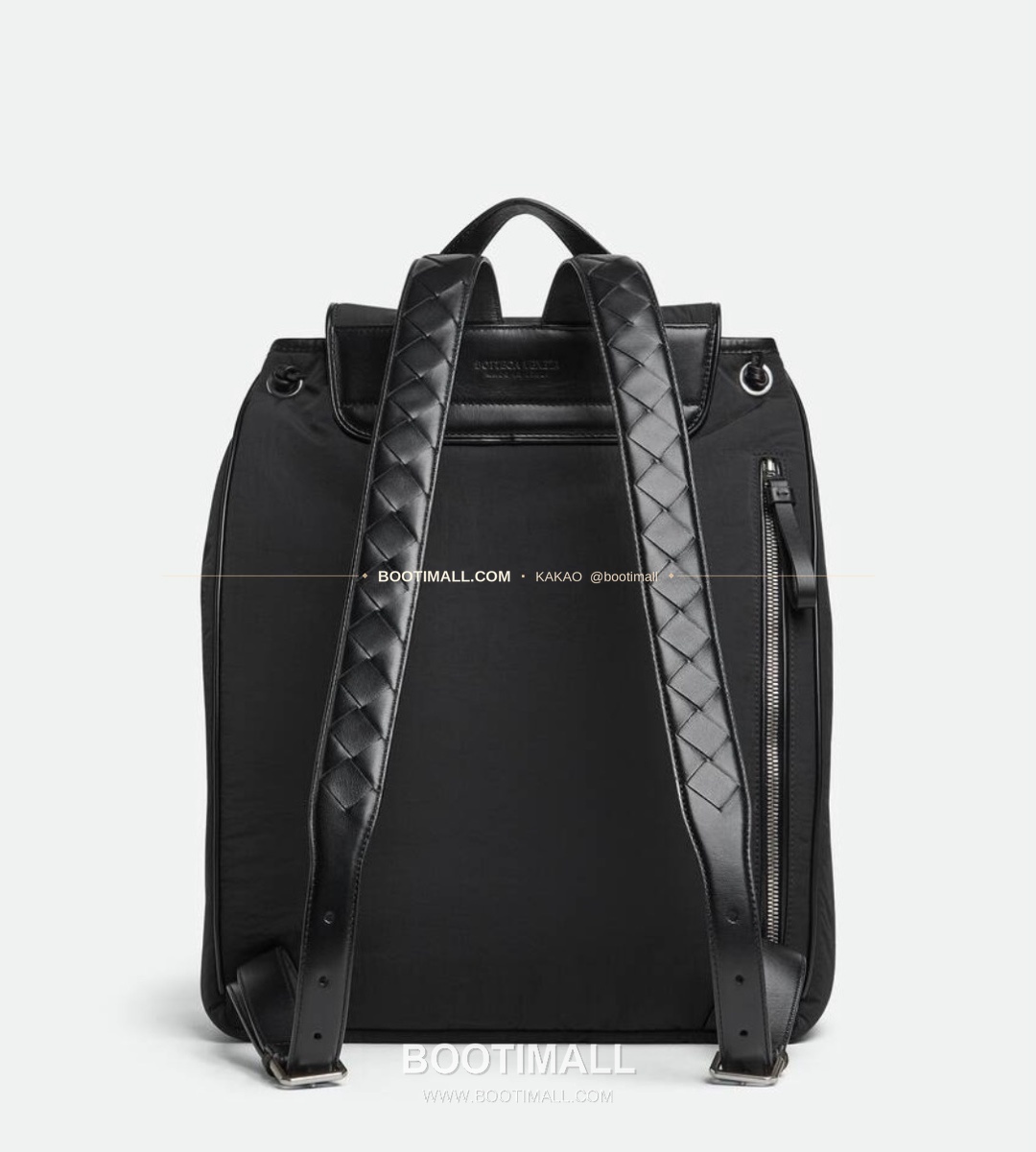 보테가베네타 페이퍼 나일론 레더스트랩 백팩 Bottega Veneta Paper Nylon Leather Strap Backpack 806160 42cm 20