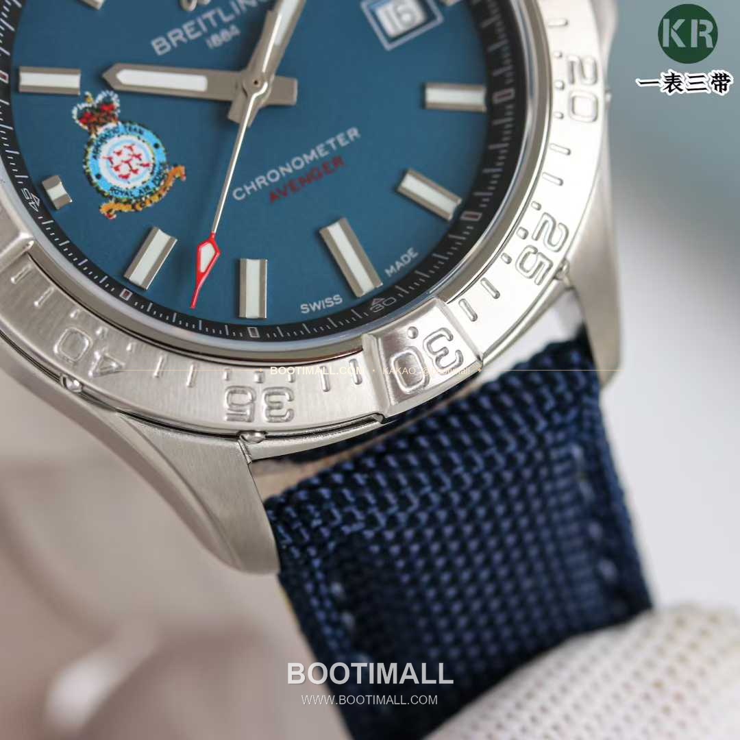브라이틀링 어벤져 스틸 블루다이얼 야광인덱스 오토매틱 Breitling Avenger Steel Blue Dial Luminous Index Automatic A17328101C1A1 42mm 6