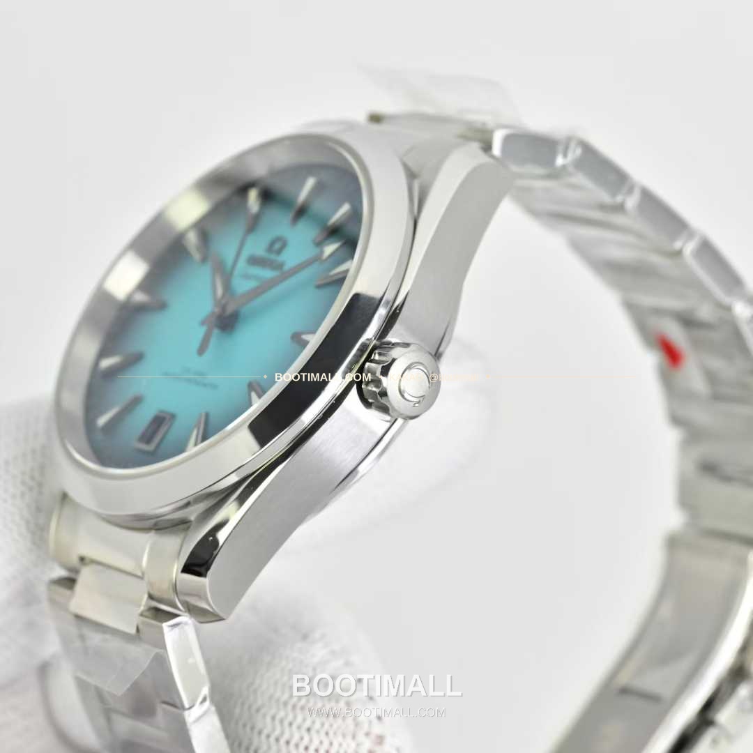 오메가 씨마스터 아쿠아테라 스틸 블루다이얼 데이트 오토매틱 Omega Seamaster Aqua Terra Steel Blue Dial Date Automatic 41mm 4