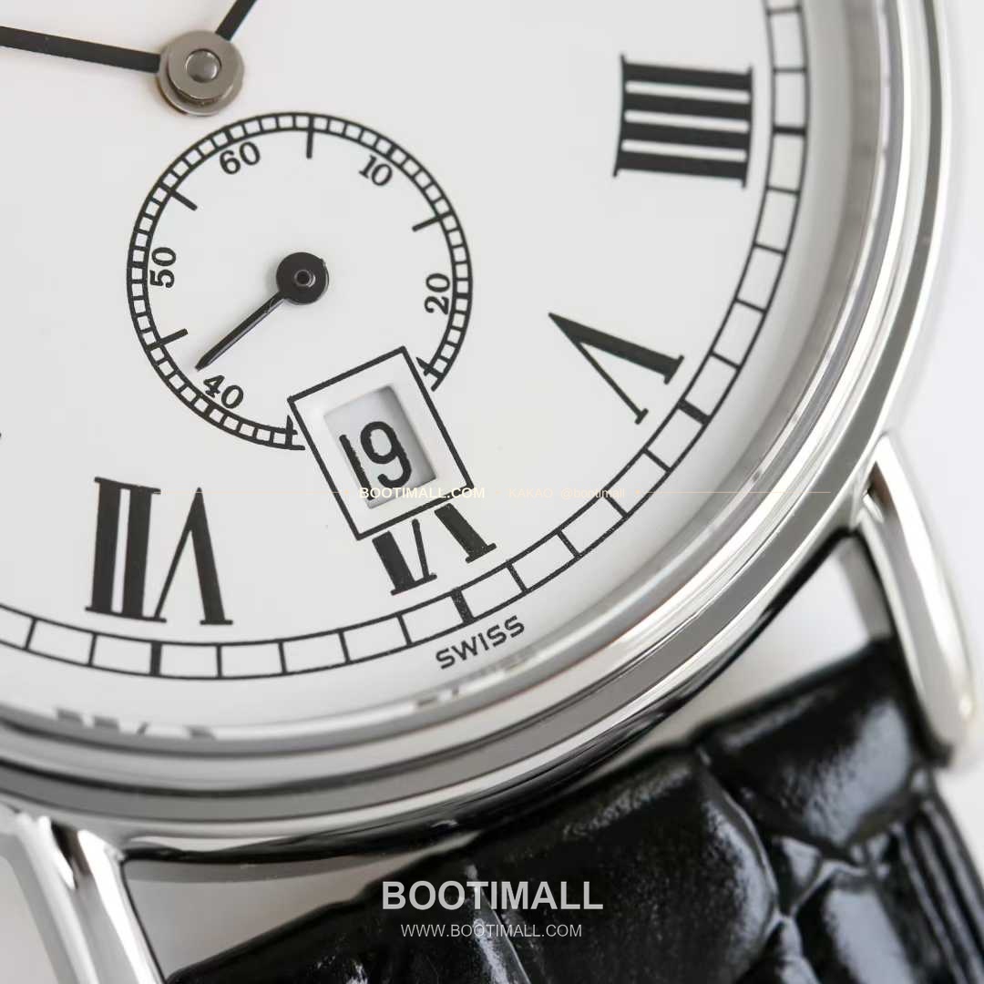 론진 엘레강스 스틸 화이트다이얼 로만인덱스 스몰세컨즈 오토매틱 Longines Elegant Steel White Dial Roman Index Small Seconds Automatic 38.5mm 6