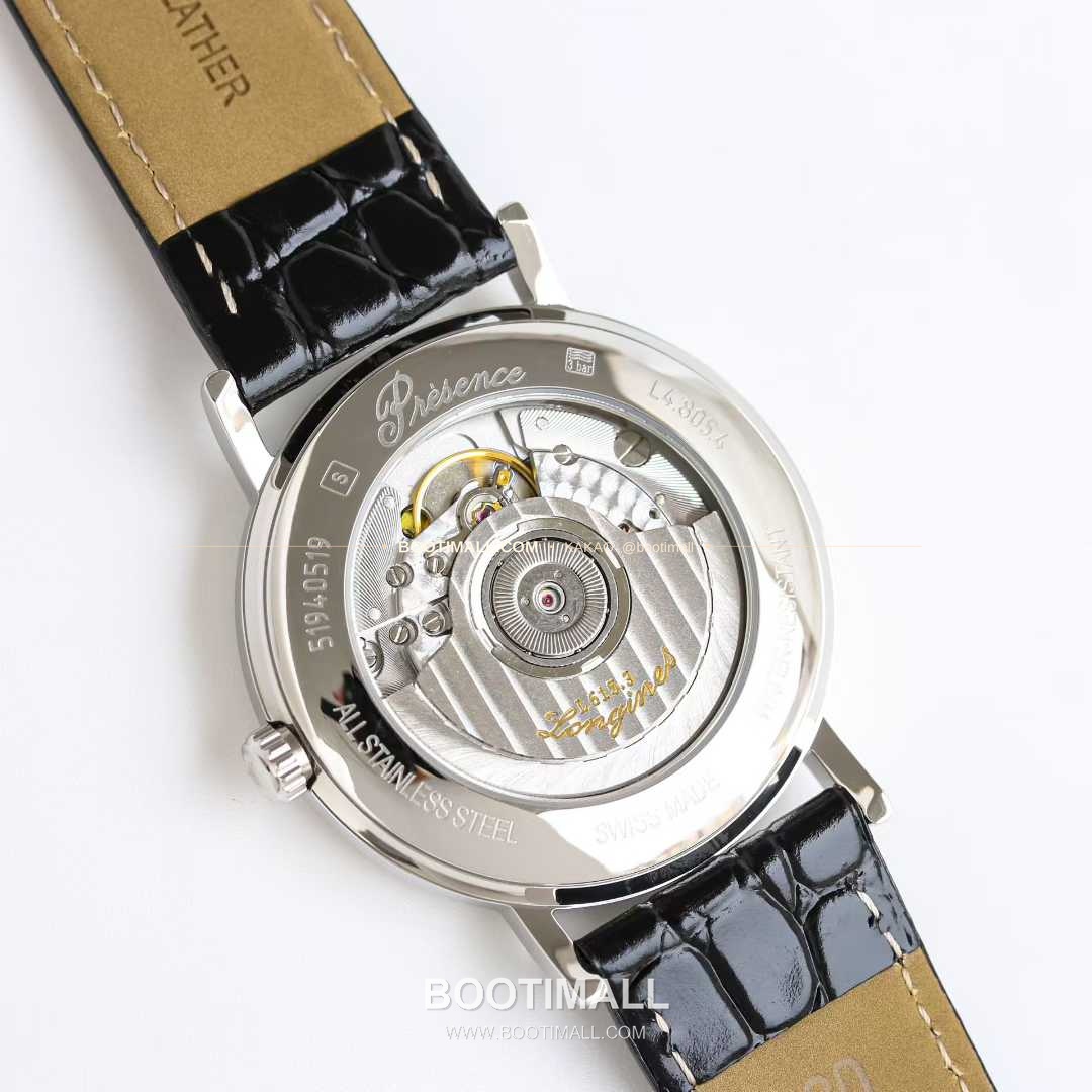 론진 엘레강스 스틸 화이트다이얼 로만인덱스 스몰세컨즈 오토매틱 Longines Elegant Steel White Dial Roman Index Small Seconds Automatic 38.5mm 8