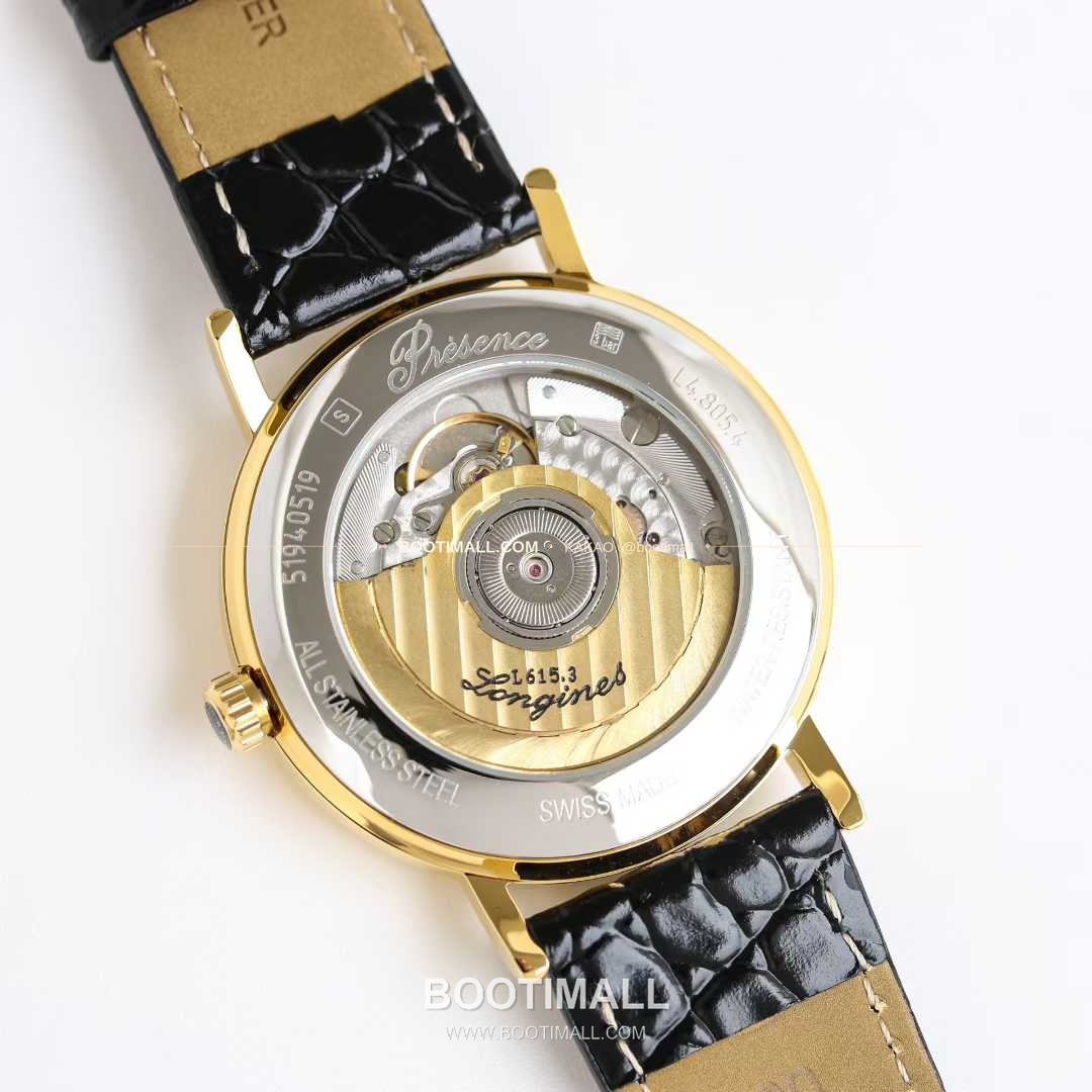 론진 엘레강스 스틸 화이트다이얼 로만인덱스 스몰세컨즈 오토매틱 Longines Elegant Steel White Dial Roman Index Small Seconds Automatic 38.5mm 8