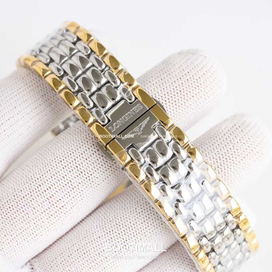 론진 엘레강스 스틸 화이트다이얼 로만인덱스 스몰세컨즈 오토매틱 Longines Elegant Steel White Dial Roman Index Small Seconds Automatic 38.5mm 8