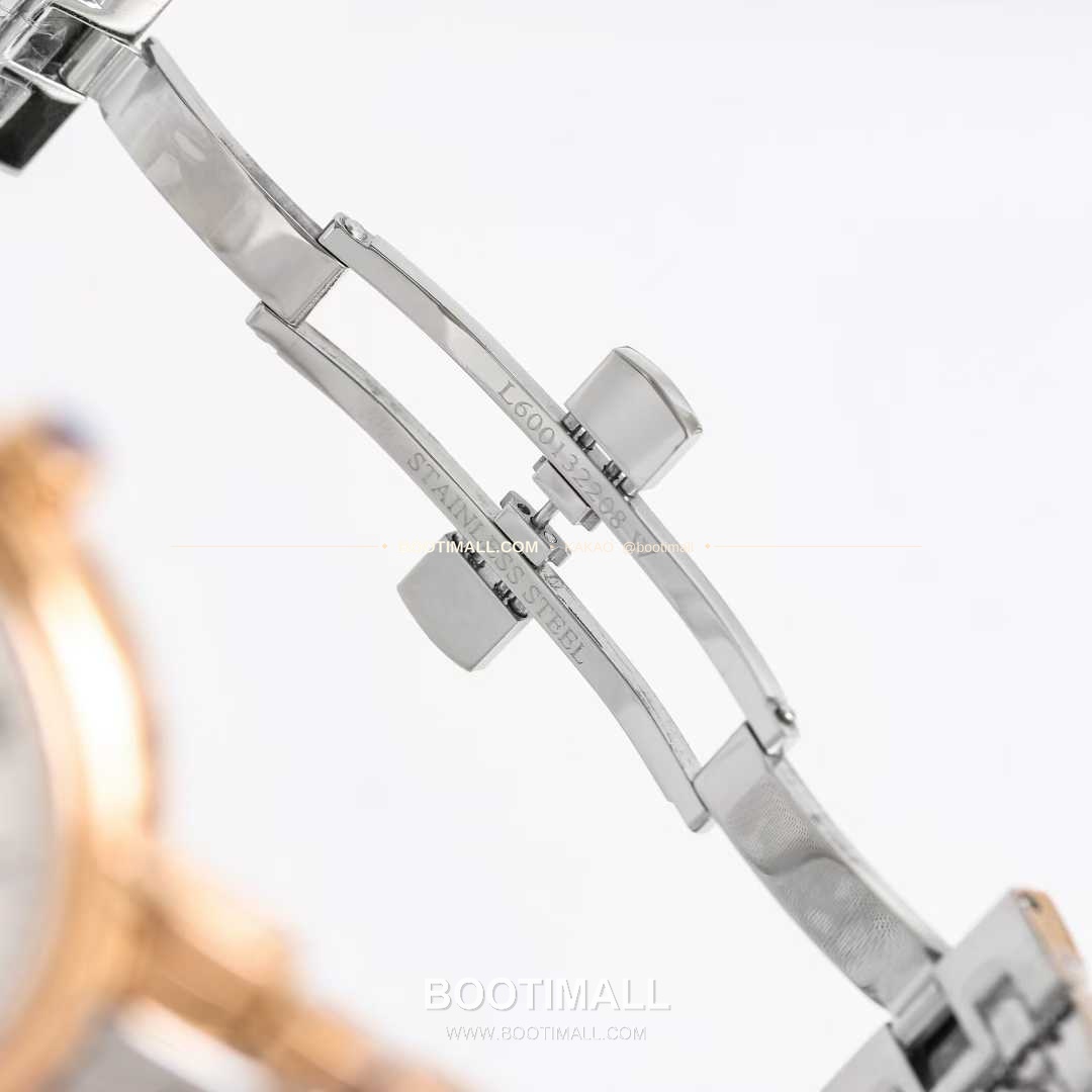 론진 엘레강스 스틸 화이트다이얼 로만인덱스 스몰세컨즈 오토매틱 Longines Elegant Steel White Dial Roman Index Small Seconds Automatic 38.5mm 9