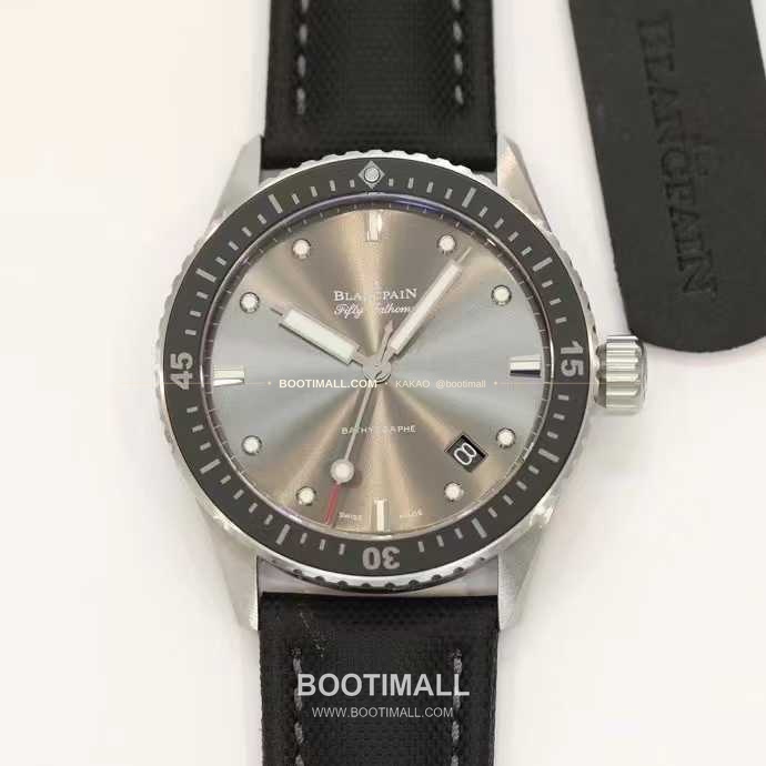 블랑팡 피프티패덤즈 세라믹 블랙다이얼 데이트 다이버 오토매틱 Blancpain Fifty Fathoms Ceramic Black Dial Date Diver Automatic 43.6mm 1