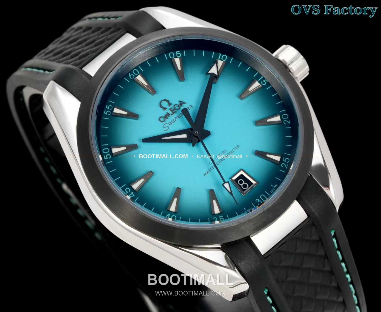 오메가 씨마스터 아쿠아테라 스틸 그린그라데이션 다이얼 러버밴드 오토매틱 Omega Seamaster Aqua Terra Steel Green Gradient Dial Rubber Strap Automatic 41mm 2
