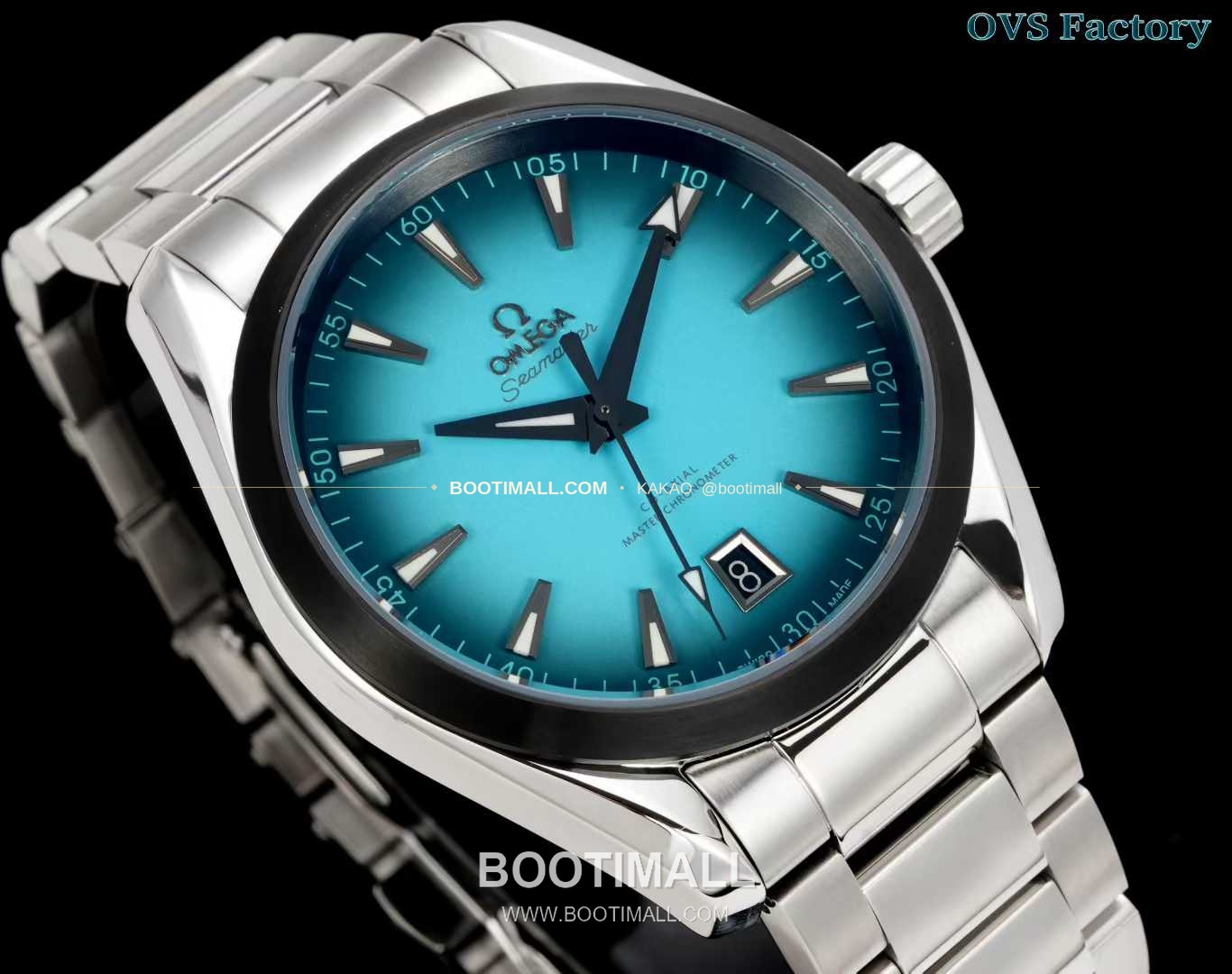 오메가 씨마스터 아쿠아테라 스틸 그린그라데이션 다이얼 러버밴드 오토매틱 Omega Seamaster Aqua Terra Steel Green Gradient Dial Rubber Strap Automatic 41mm 3