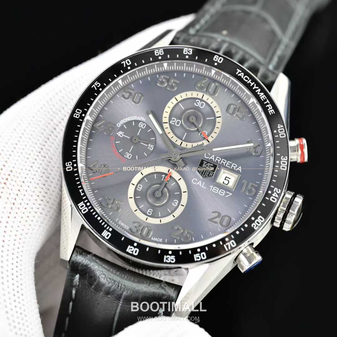 태그호이어 카레라 스틸 브라운다이얼 크로노그래프 오토매틱 TAG Heuer Carrera Steel Brown Dial Chronograph Automatic CV2A12.FC6236 43mm 3