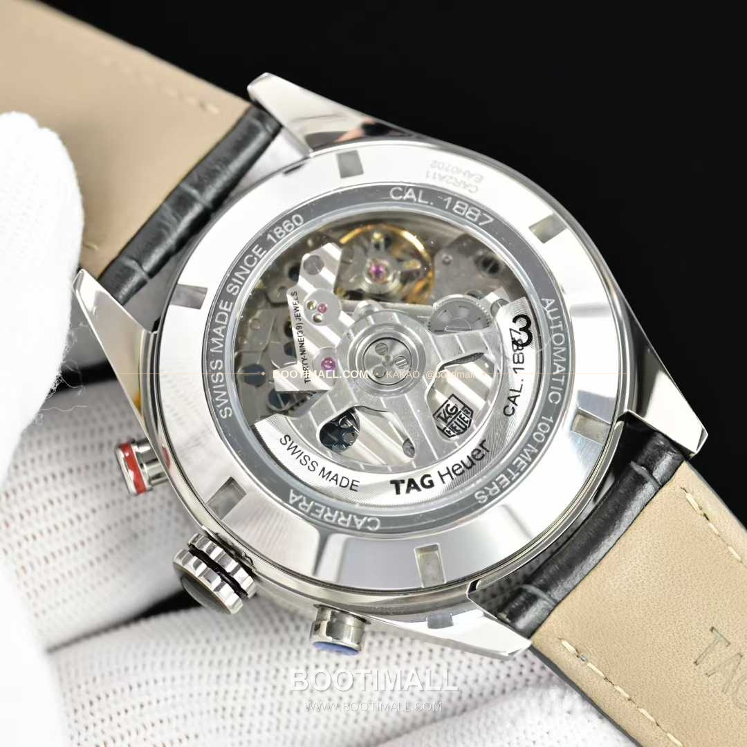 태그호이어 카레라 스틸 브라운다이얼 크로노그래프 오토매틱 TAG Heuer Carrera Steel Brown Dial Chronograph Automatic CV2A12.FC6236 43mm 6