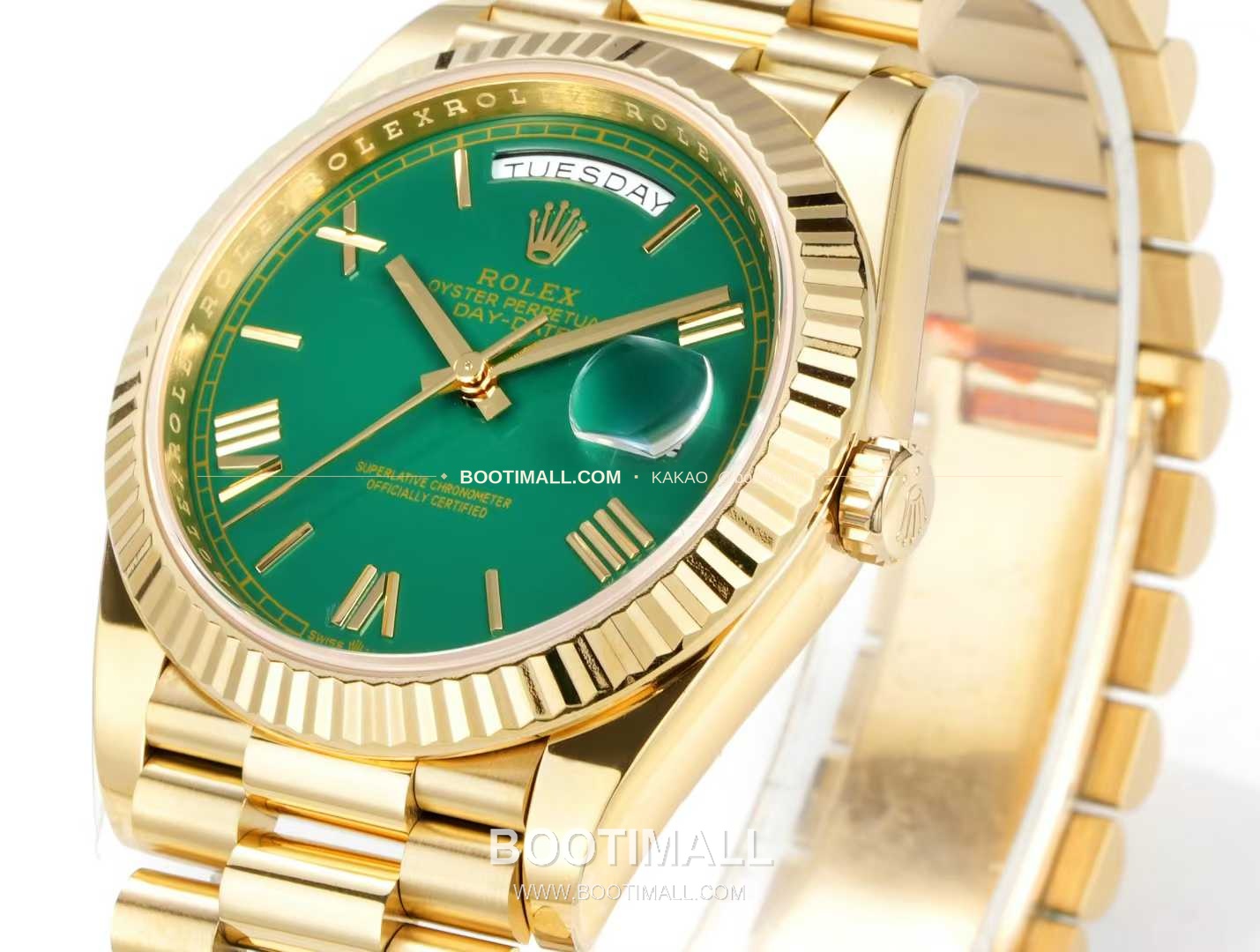 롤렉스 데이데이트 스틸 골드톤 프레지던트 브레이슬릿 데이데이트 오토매틱 Rolex Day-Date Steel Gold Tone President Bracelet Day Date Automatic 40mm 4