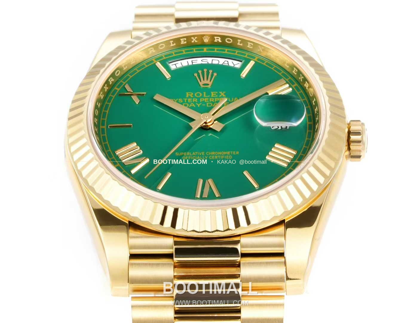 롤렉스 데이데이트 스틸 골드톤 프레지던트 브레이슬릿 데이데이트 오토매틱 Rolex Day-Date Steel Gold Tone President Bracelet Day Date Automatic 40mm 5