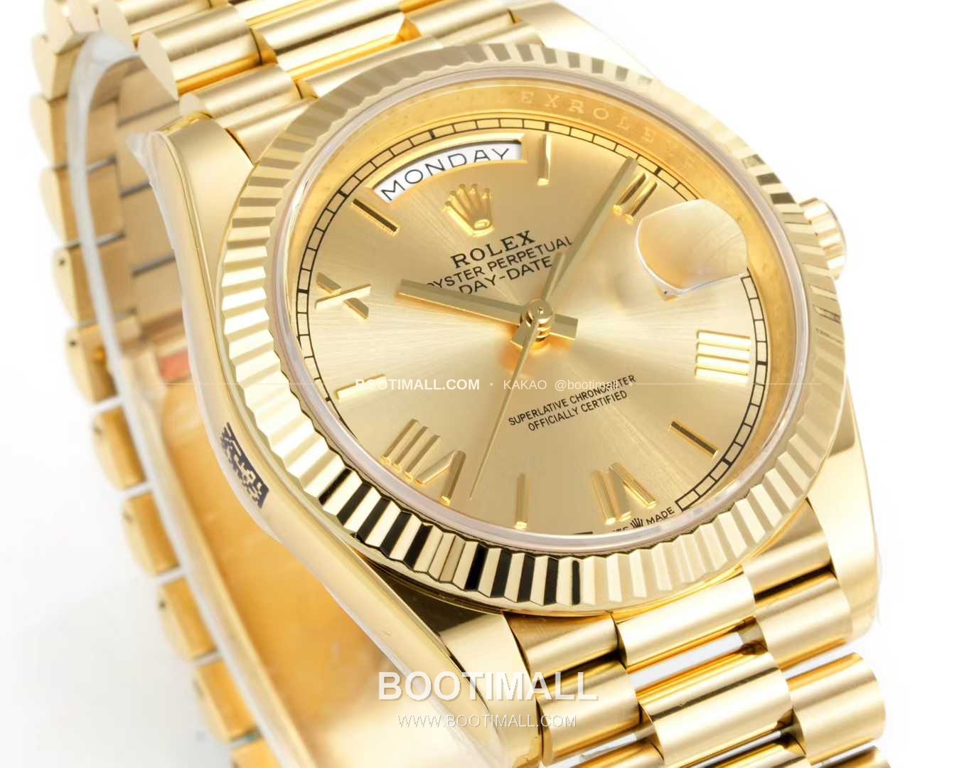 롤렉스 데이데이트 스틸 골드톤 프레지던트 브레이슬릿 데이데이트 오토매틱 Rolex Day-Date Steel Gold Tone President Bracelet Day Date Automatic 40mm 5
