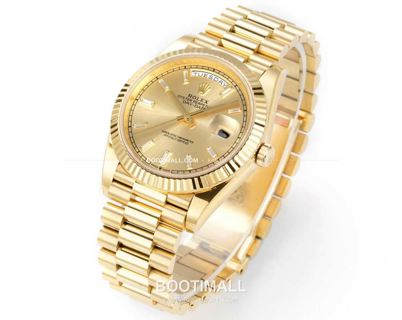롤렉스 데이데이트 스틸 골드톤 프레지던트 브레이슬릿 데이데이트 오토매틱 Rolex Day-Date Steel Gold Tone President Bracelet Day Date Automatic 40mm 2