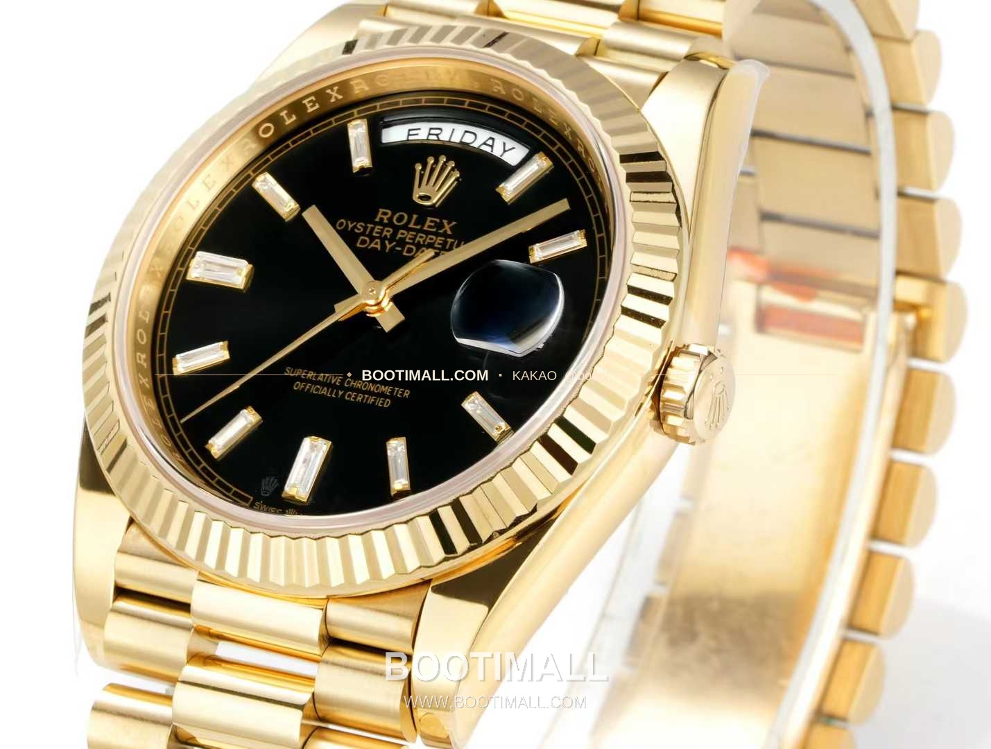 롤렉스 데이데이트 스틸 골드톤 프레지던트 브레이슬릿 데이데이트 오토매틱 Rolex Day-Date Steel Gold Tone President Bracelet Day Date Automatic 40mm 12