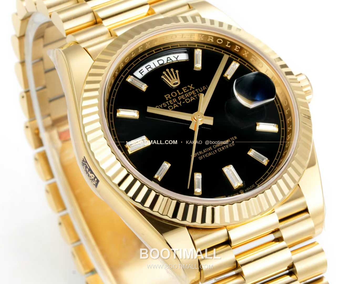 롤렉스 데이데이트 스틸 골드톤 프레지던트 브레이슬릿 데이데이트 오토매틱 Rolex Day-Date Steel Gold Tone President Bracelet Day Date Automatic 40mm 14