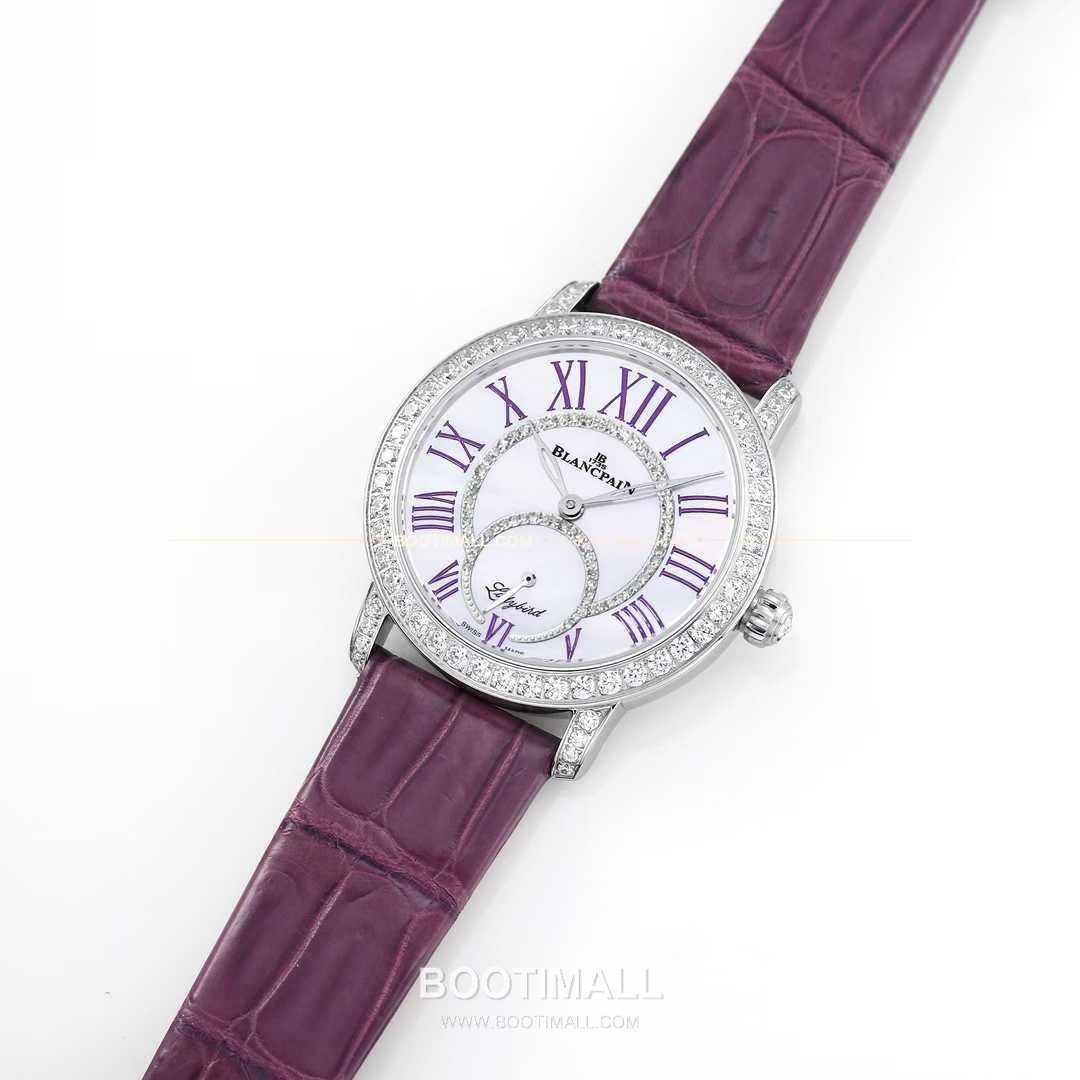 쇼파드 해피스포트 스틸 다이아몬드 자개다이얼 플로팅젬 오토매틱 Chopard Happy Sport Steel Diamond Mother of Pearl Floating Gems Automatic 36mm 2