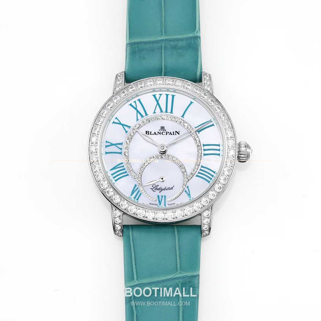 쇼파드 해피스포트 스틸 다이아몬드 자개다이얼 플로팅젬 오토매틱 Chopard Happy Sport Steel Diamond Mother of Pearl Floating Gems Automatic 36mm 1