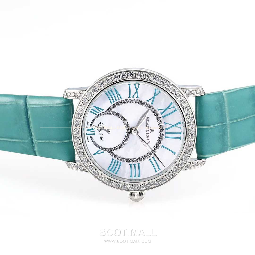 쇼파드 해피스포트 스틸 다이아몬드 자개다이얼 플로팅젬 오토매틱 Chopard Happy Sport Steel Diamond Mother of Pearl Floating Gems Automatic 36mm 3