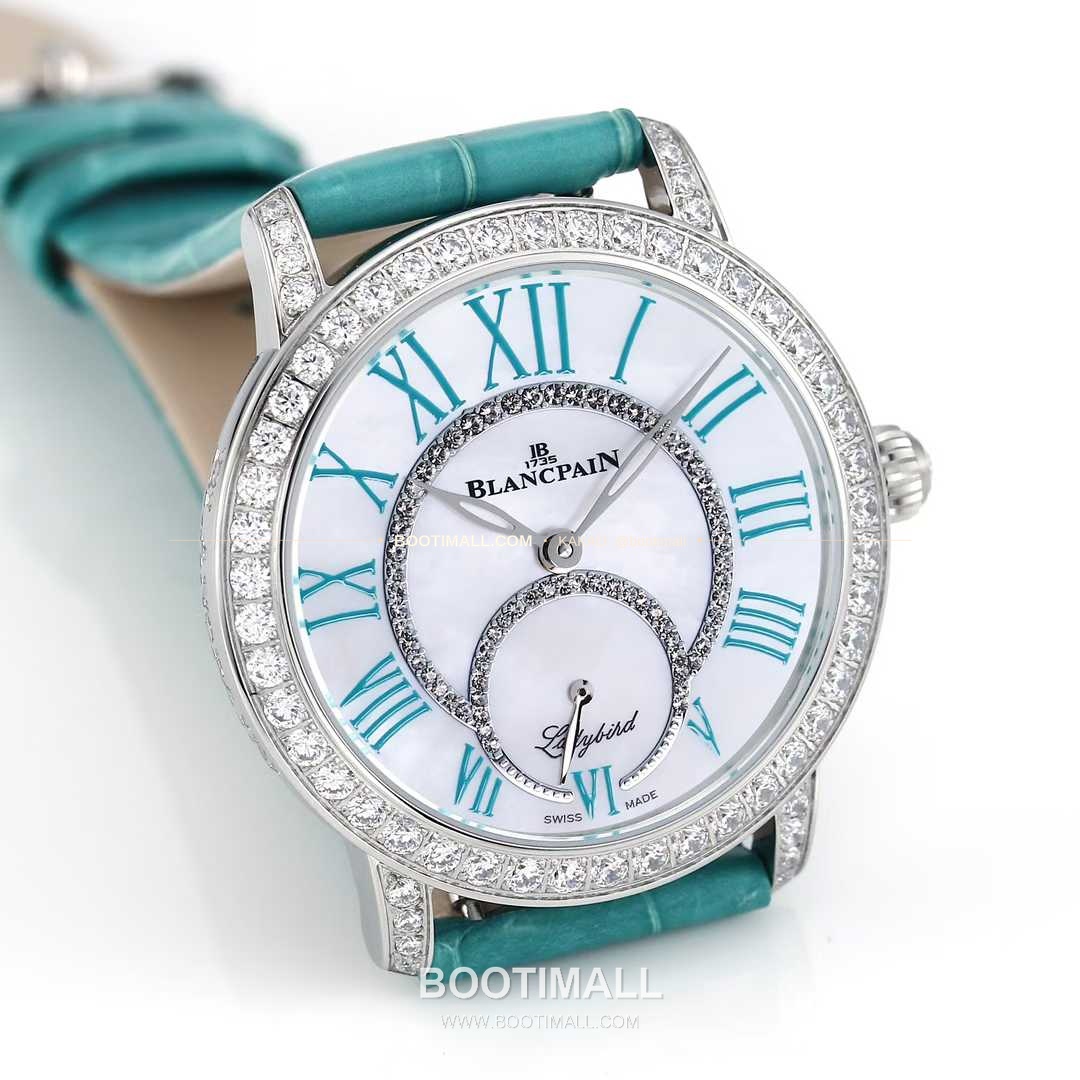 쇼파드 해피스포트 스틸 다이아몬드 자개다이얼 플로팅젬 오토매틱 Chopard Happy Sport Steel Diamond Mother of Pearl Floating Gems Automatic 36mm 5